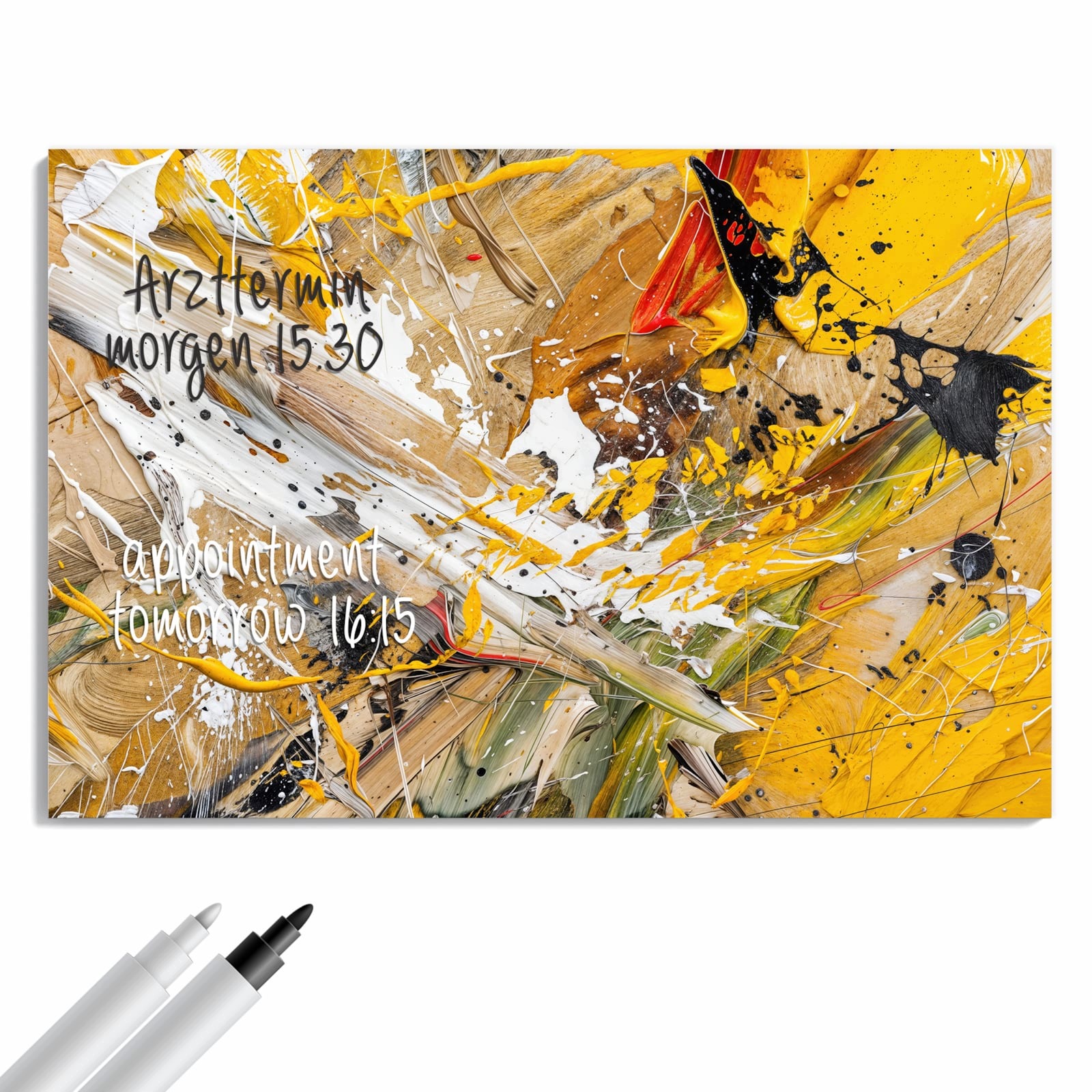 Magnetická tabule – obraz na zeď Abstraktní malba | 60 × 40 cm