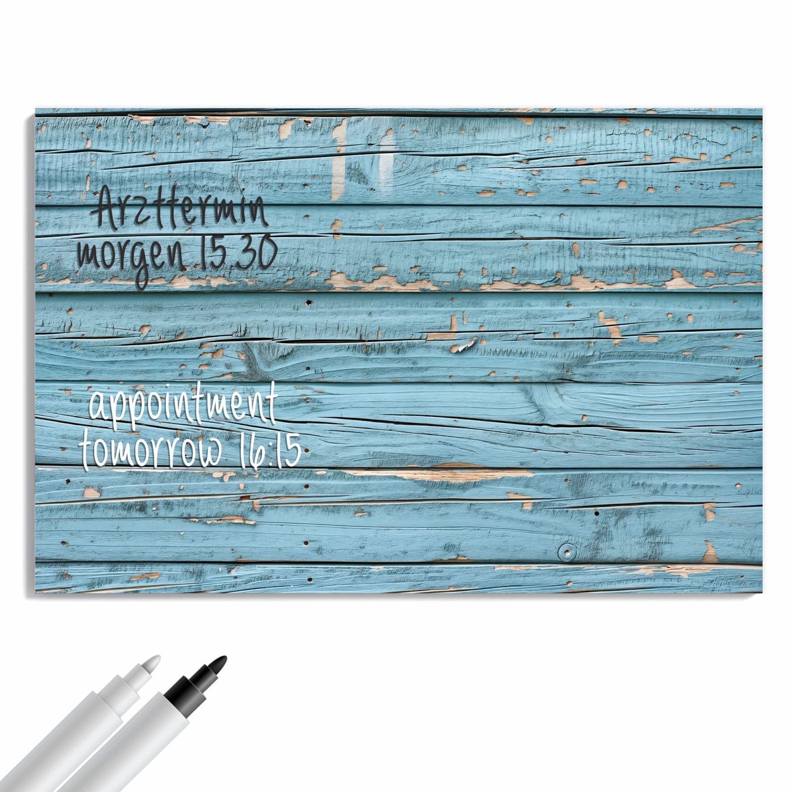 Magnetická tabule – obraz na zeď Zestárlé dřevo | 90 × 60 cm