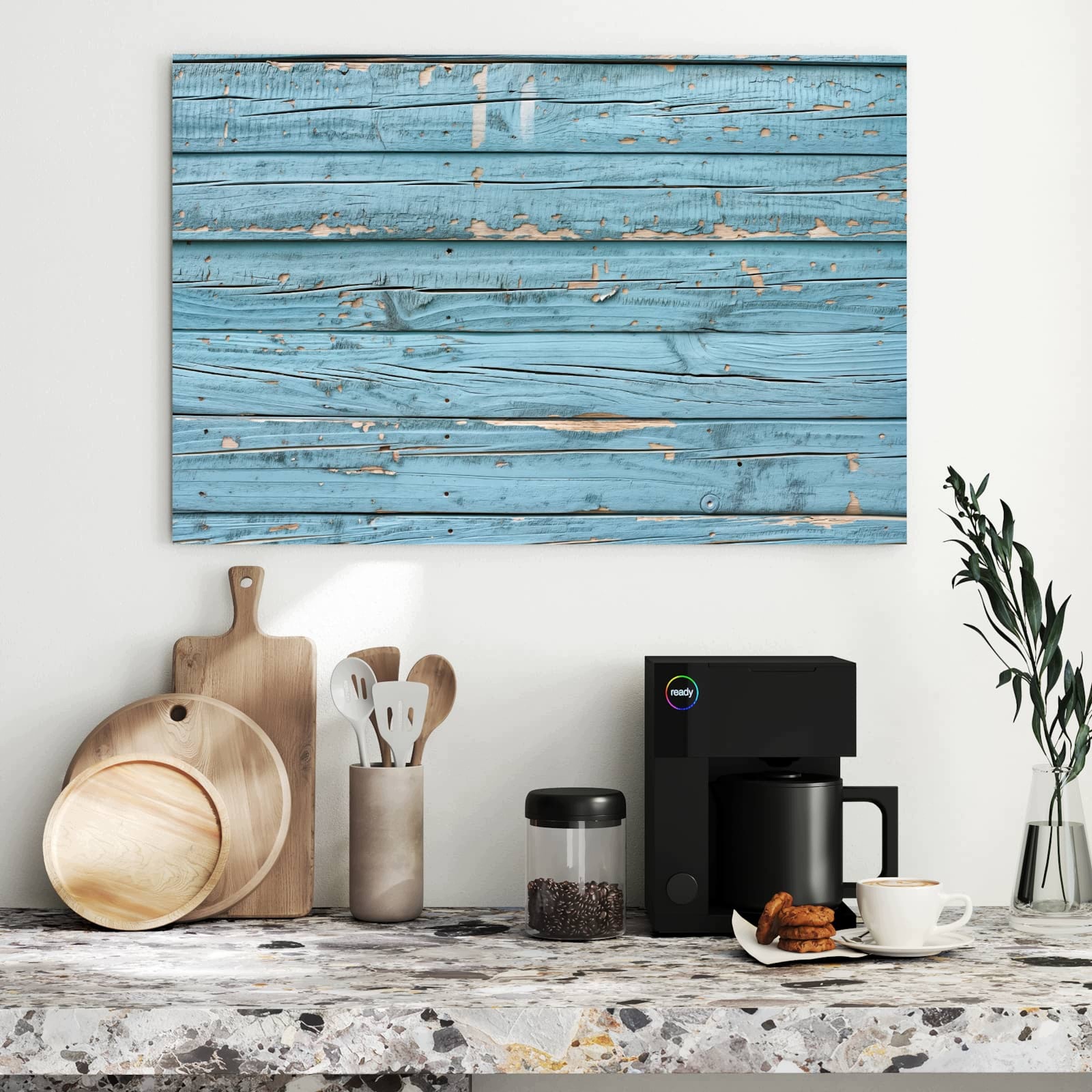 Magnetická tabule – obraz na zeď Zestárlé dřevo | 90 × 60 cm
