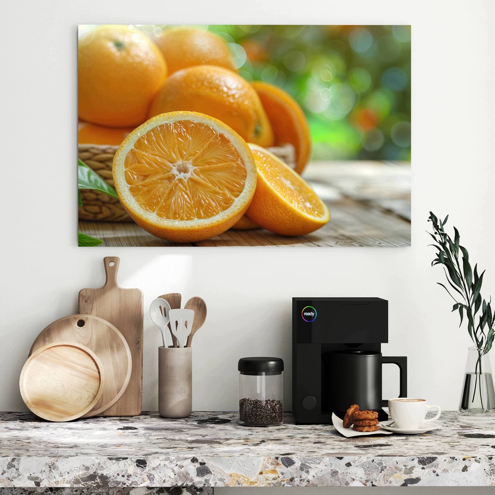Magnetická tabule – obraz na zeď Čerstvé pomeranče | 90 × 60 cm