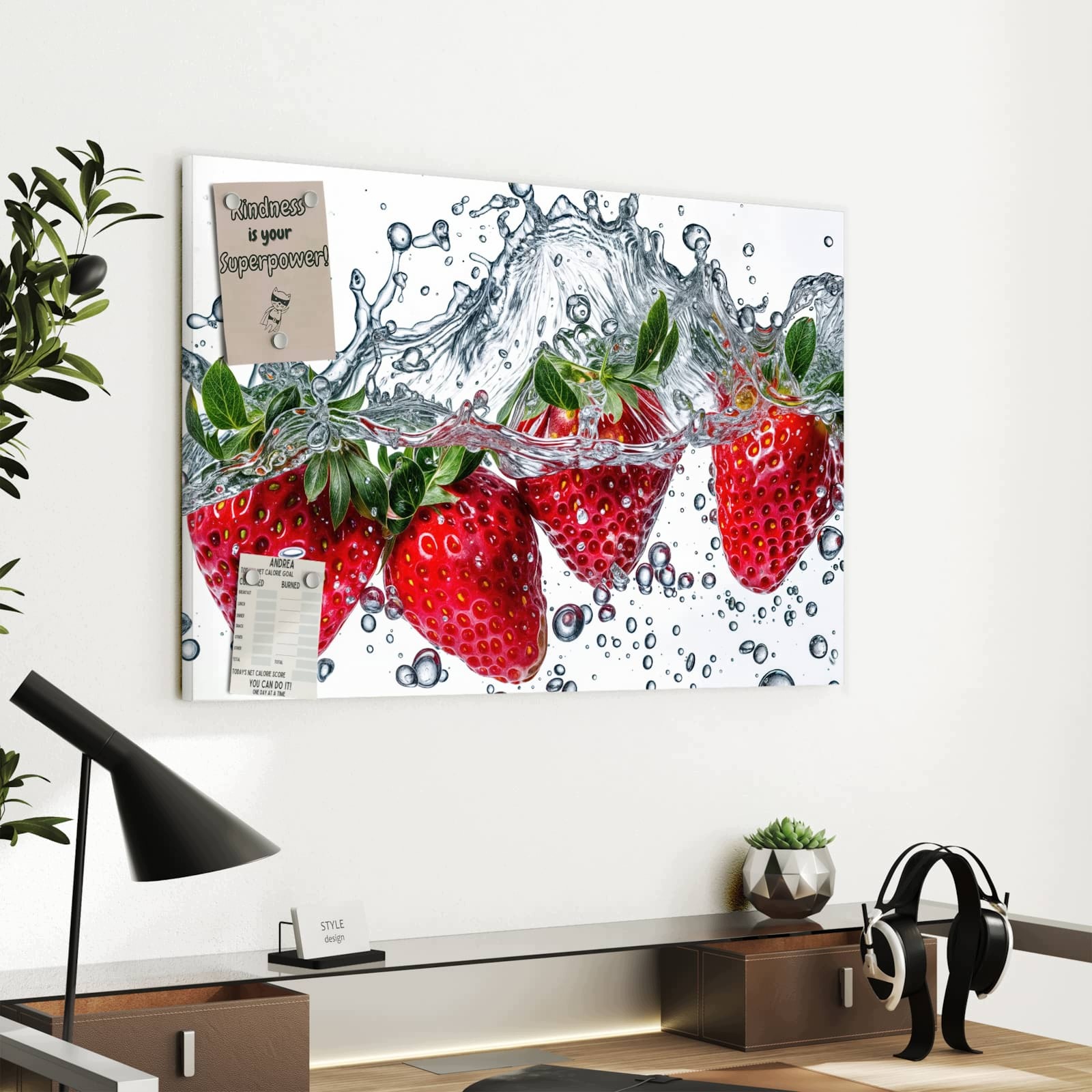 Magnetická tabule – obraz na zeď Šumivé pomeranče | 60 × 40 cm