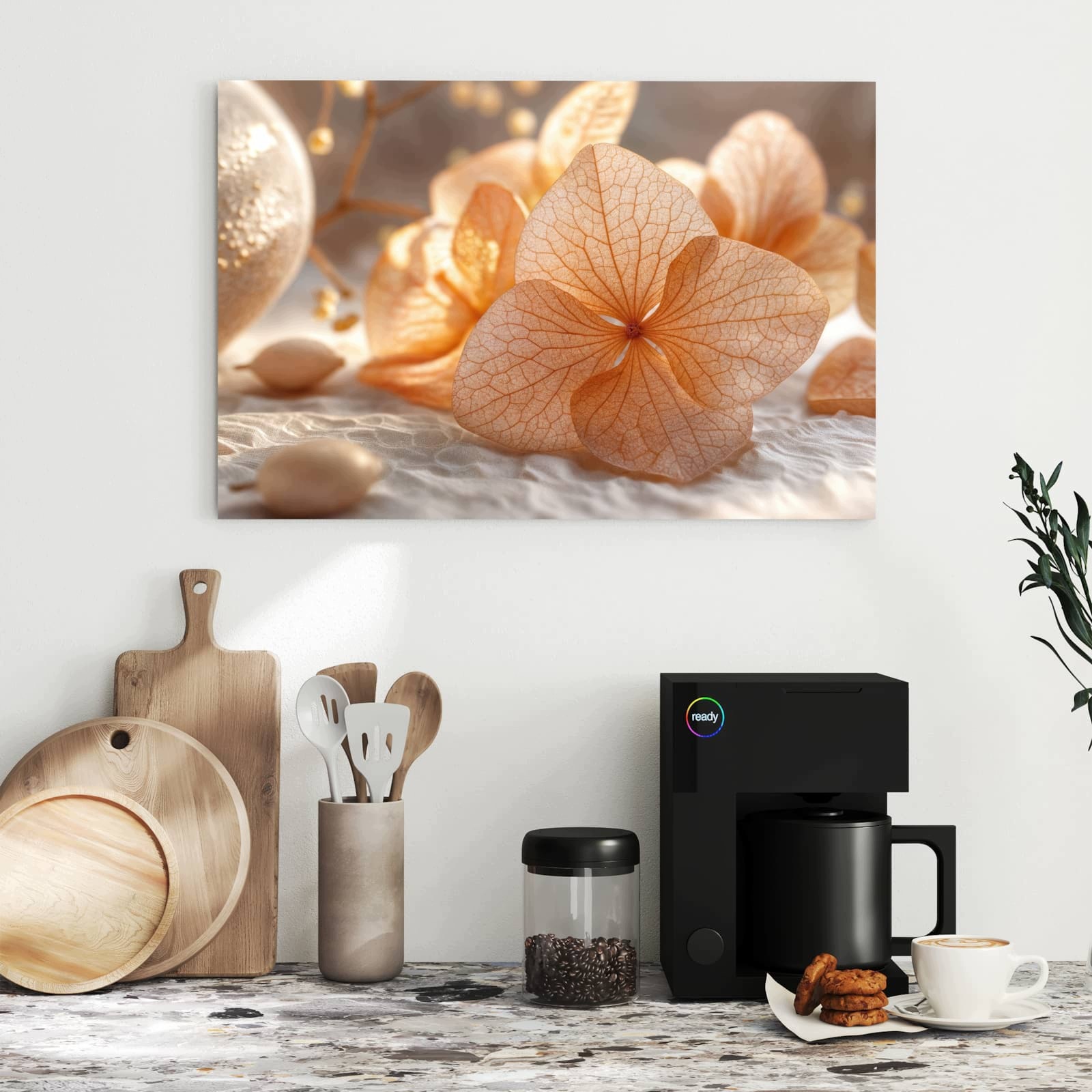 Magnetická tabule – obraz na zeď Květinová kompozice – motiv 1 | 60 × 40 cm