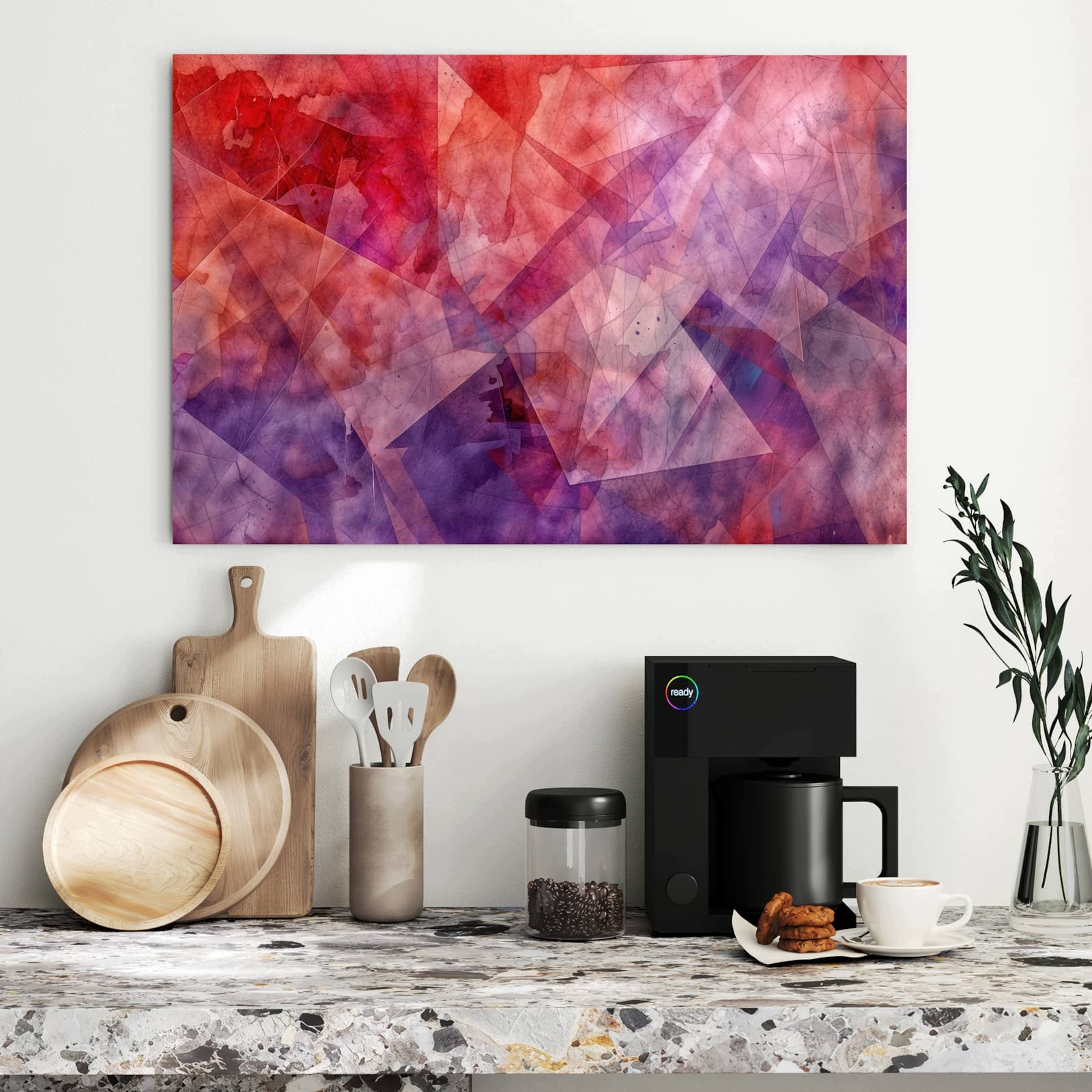 Magnetická tabule – obraz na zeď Abstraktní forma umění | 90 × 60 cm