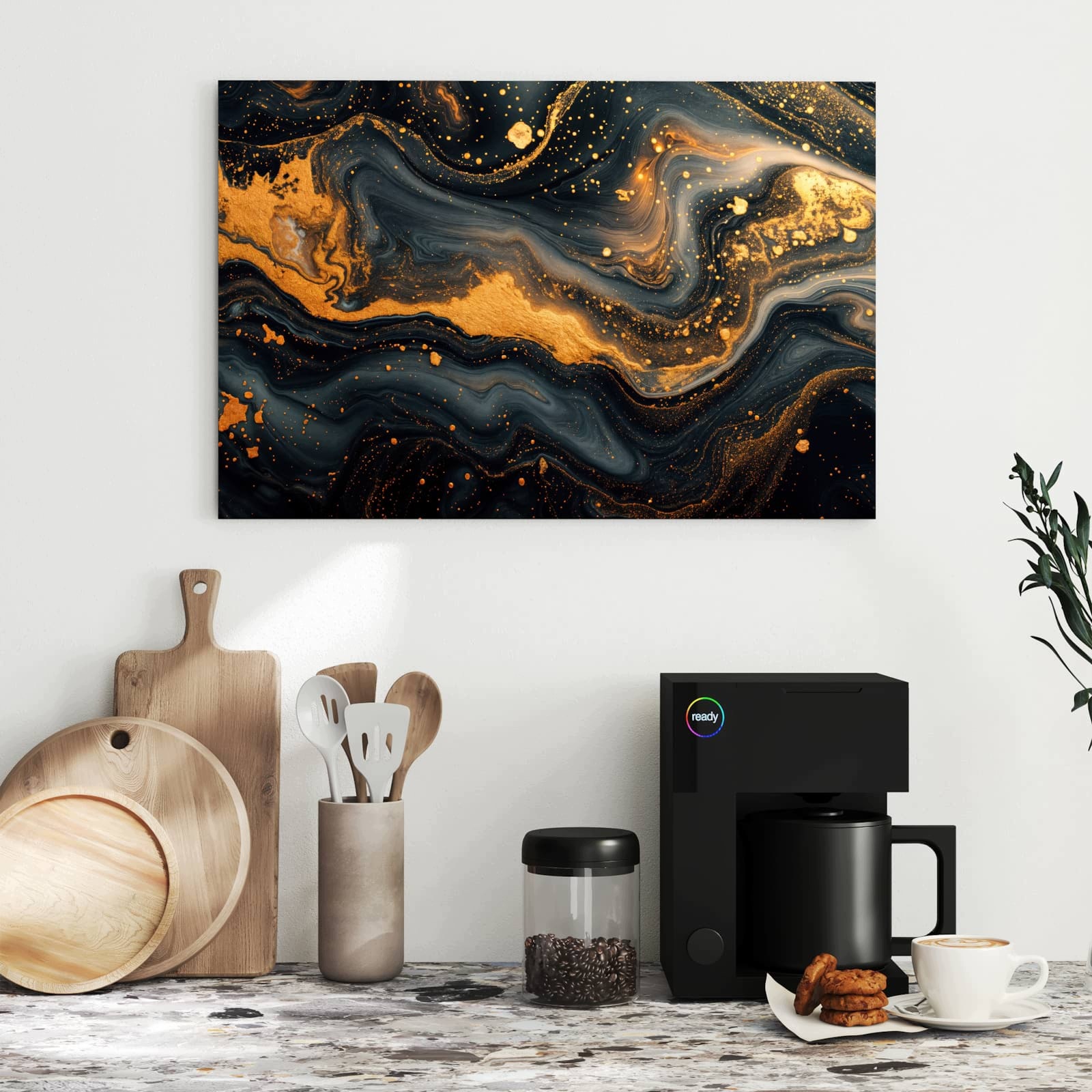 Magnetická tabule – obraz na zeď Abstraktní vír | 60 × 40 cm