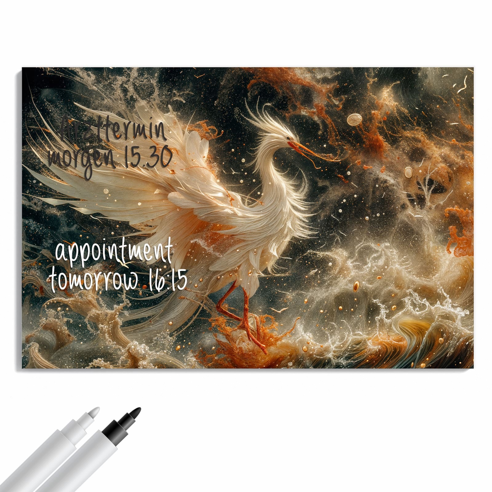 Magnetická tabule – obraz na zeď Abstraktní vír | 60 × 40 cm