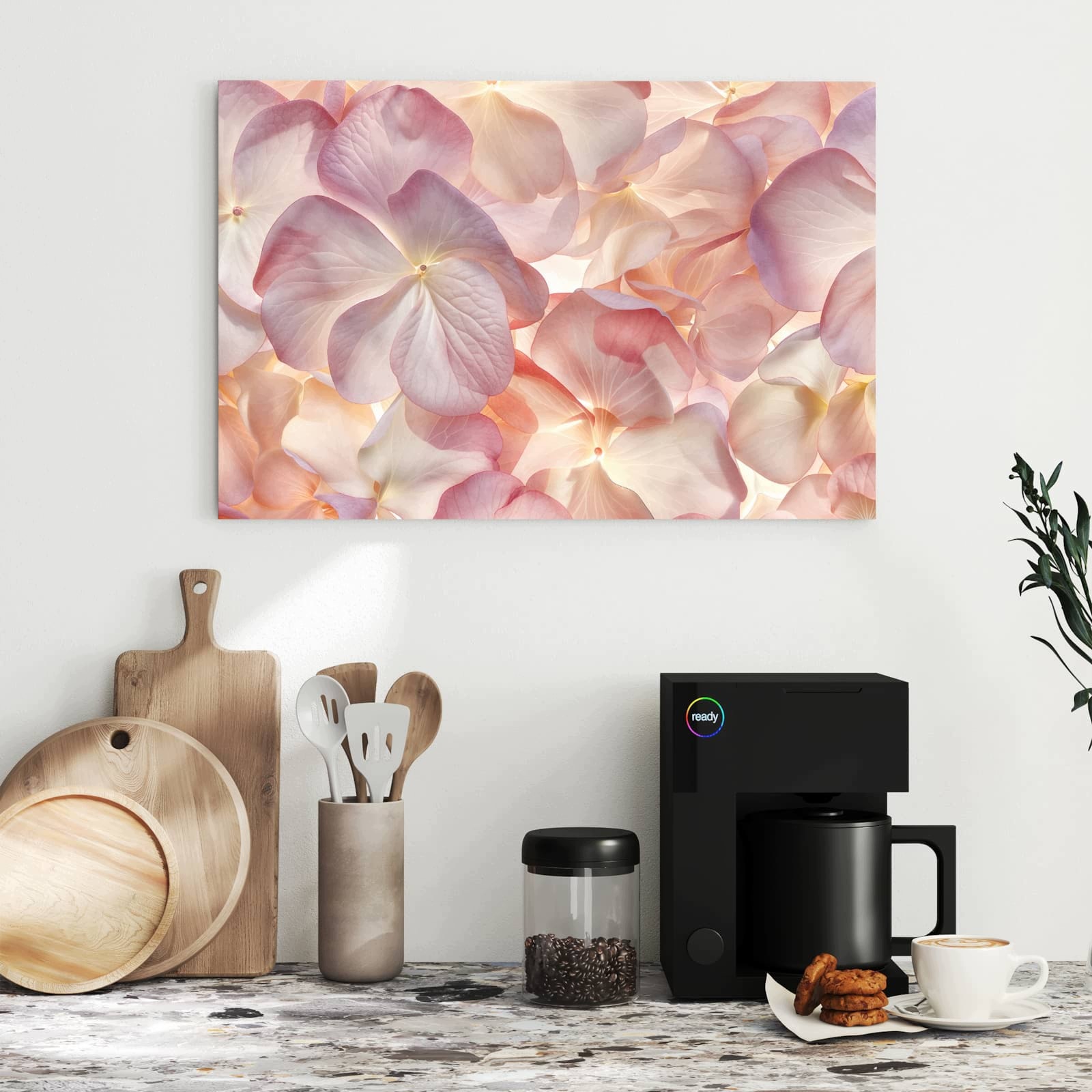 Magnetická tabule – obraz na zeď Pastelové kouzlo květin | 60 × 40 cm