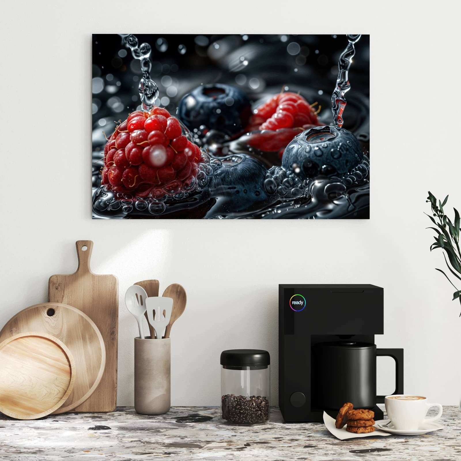 Magnetická tabule – obraz na zeď Ovoce ve vodě | 60 × 40 cm