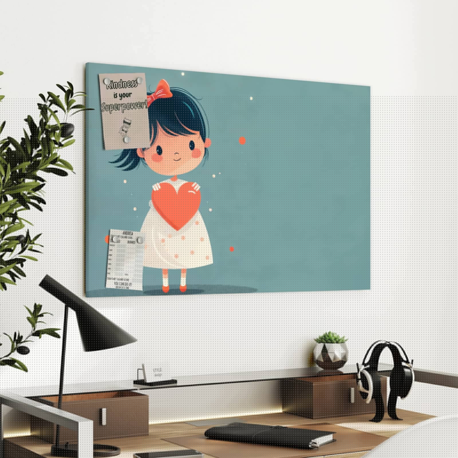 Magnetická tabule – obraz na zeď Pop umění portrét | 90 × 60 cm