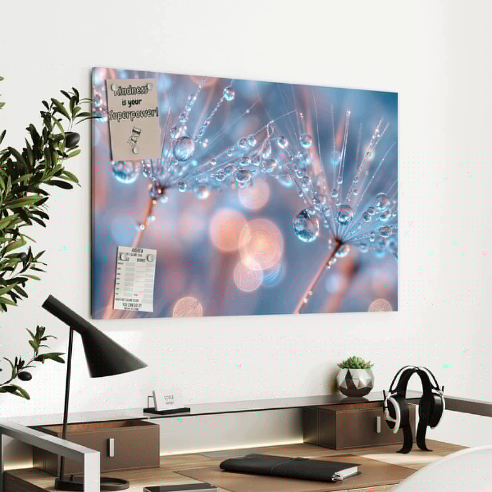 Magnetická tabule – obraz na zeď Portrét koťat | 90 × 60 cm