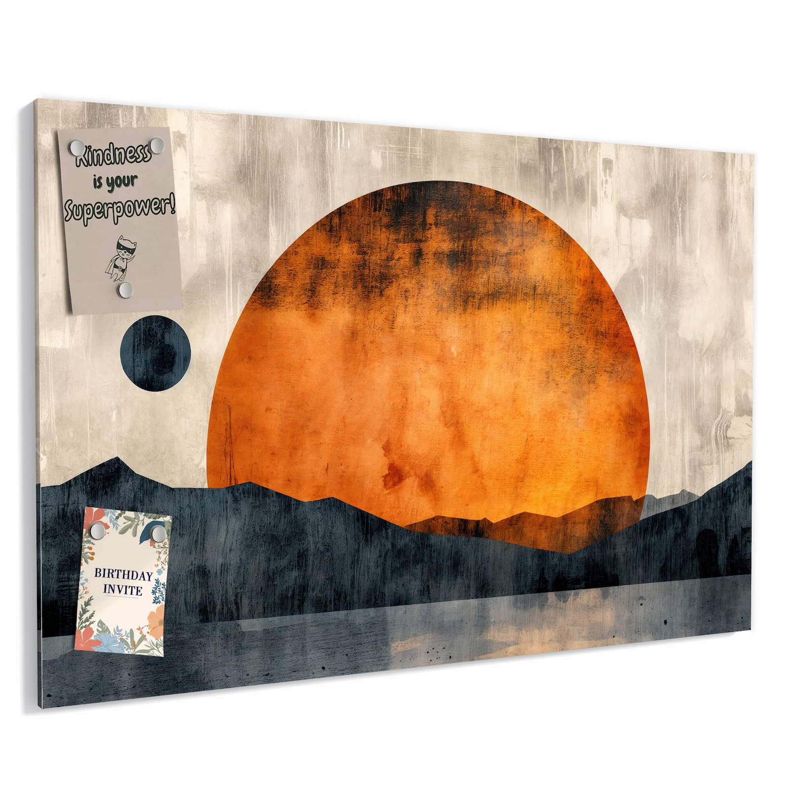 Magnetická tabule – obraz na zeď Abstraktní Země | 60 × 40 cm
