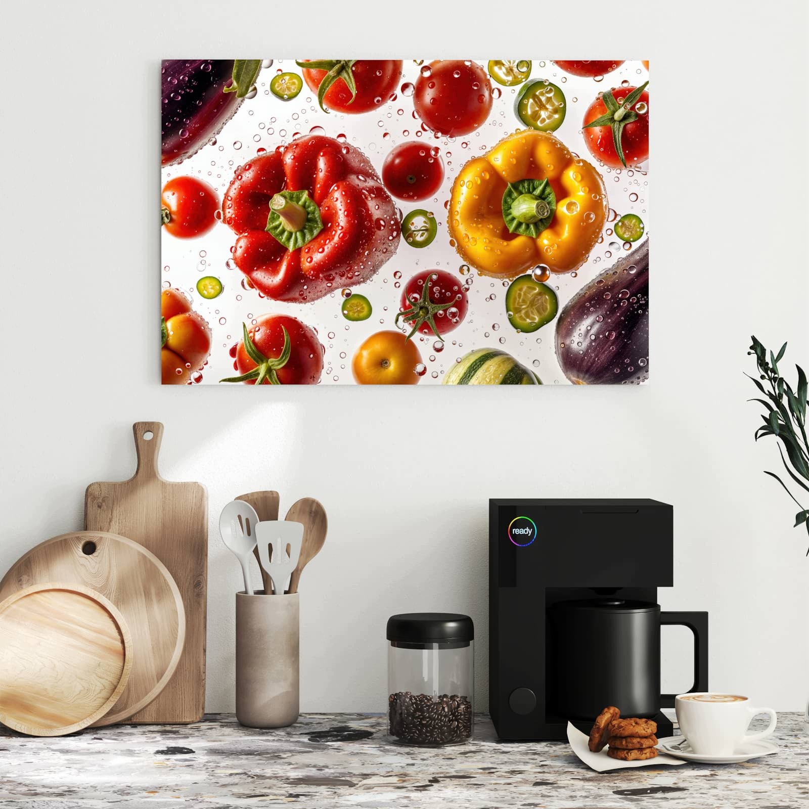 Magnetická tabule – obraz na zeď Barevná čerstvá zelenina | 60 × 40 cm