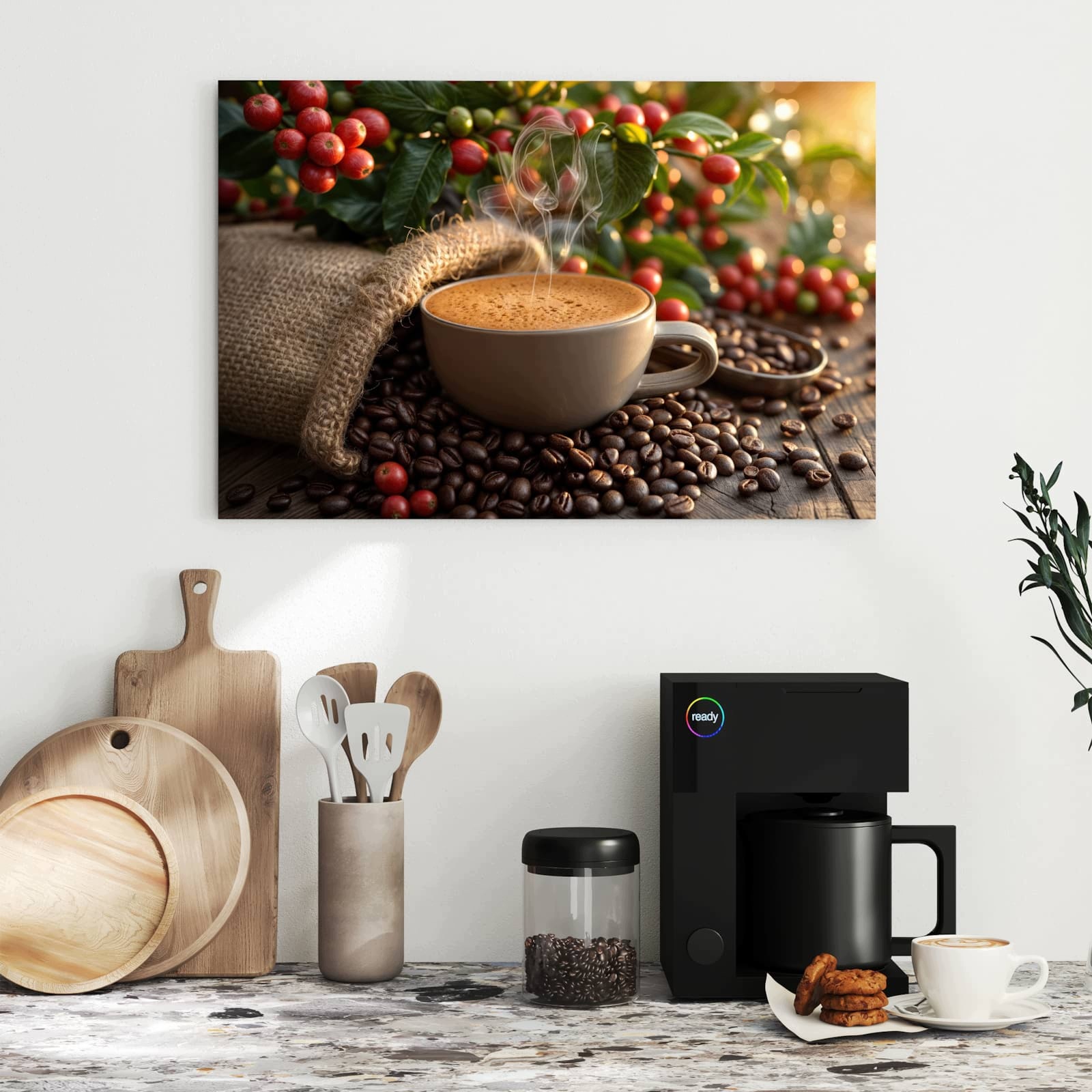 Magnetická tabule – obraz na zeď Sklizeň kávy | 60 × 40 cm