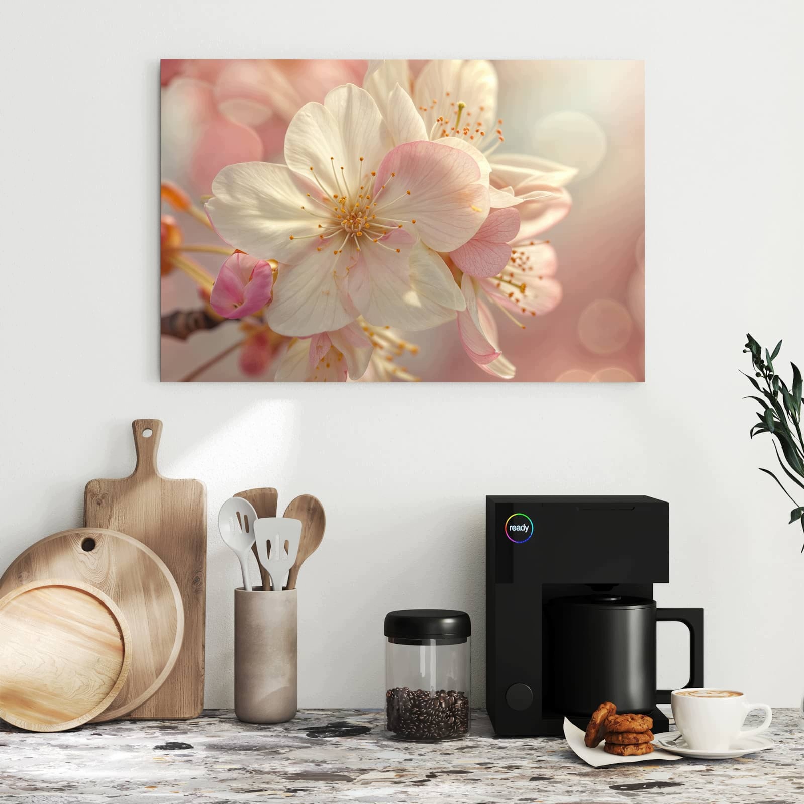 Magnetická tabule – obraz na zeď Kvetoucí jarní květiny | 60 × 40 cm
