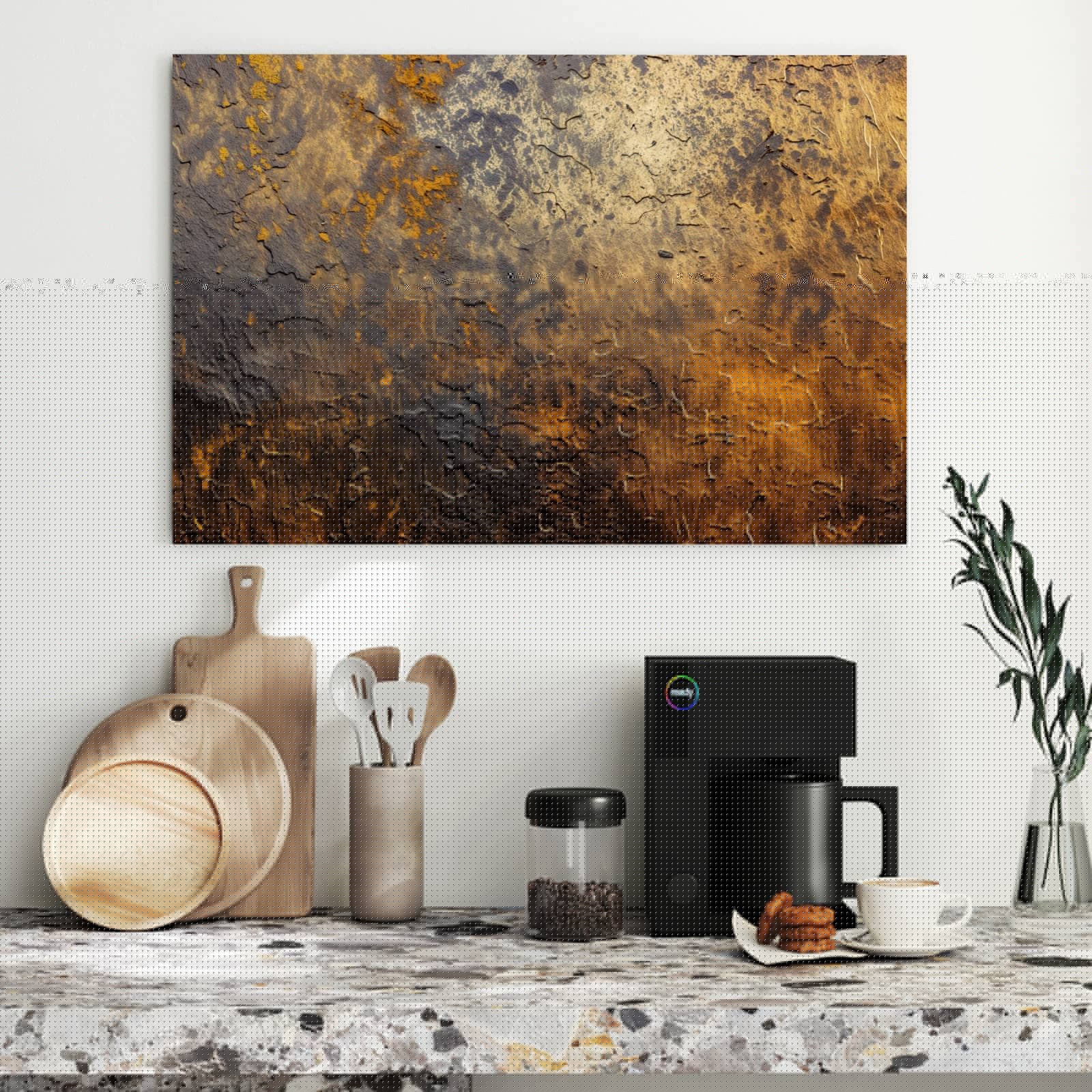 Magnetická tabule – obraz na zeď Vznášející se vlny | 60 × 40 cm