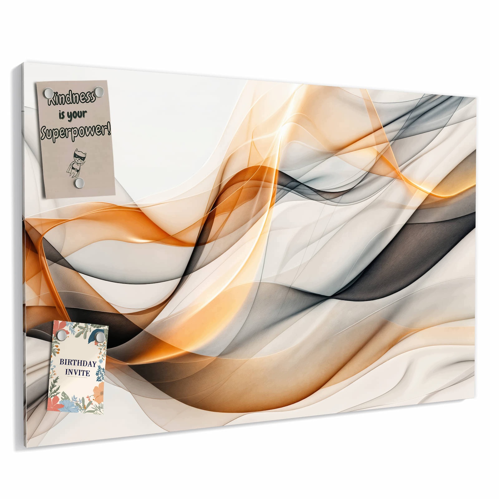 Magnetická tabule – obraz na zeď Vznášející se vlny | 60 × 40 cm