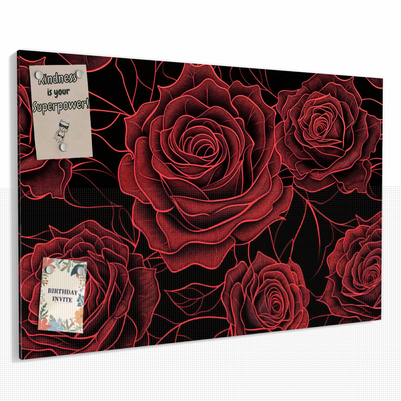 Magnetická tabule – obraz na zeď Kvetoucí sedmikrásky | 90 × 60 cm