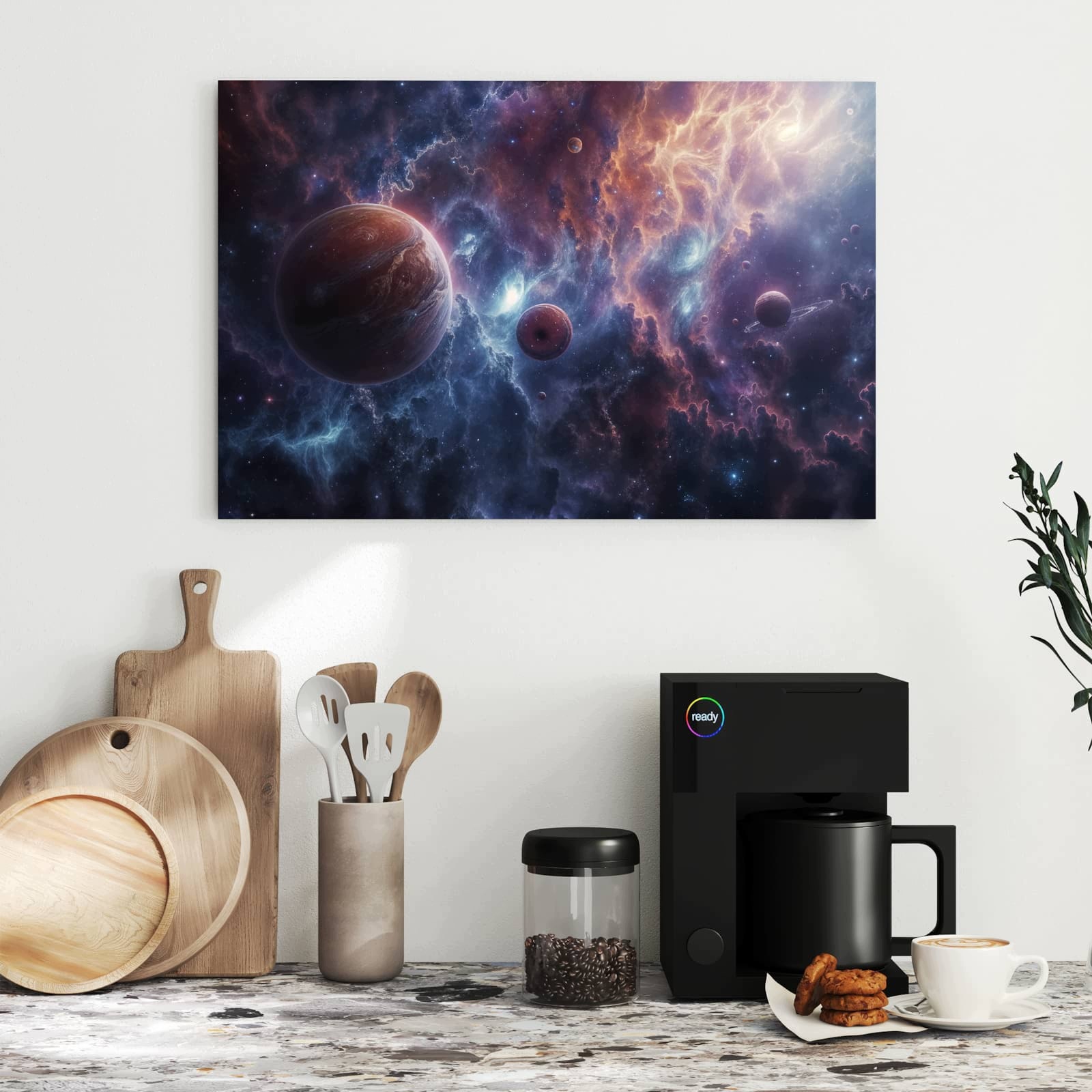 Magnetická tabule – obraz na zeď Galaktické světy | 60 × 40 cm