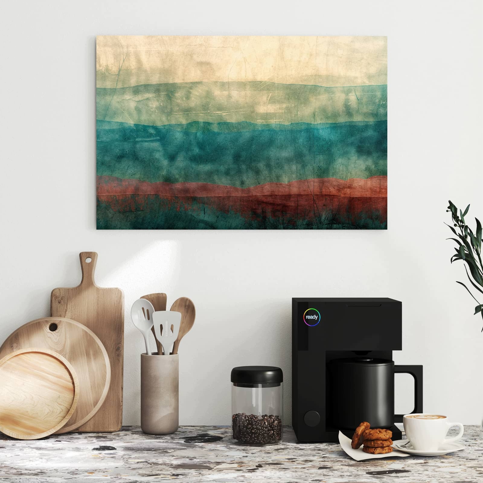 Magnetická tabule – obraz na zeď Vybledlé pruhy | 60 × 40 cm