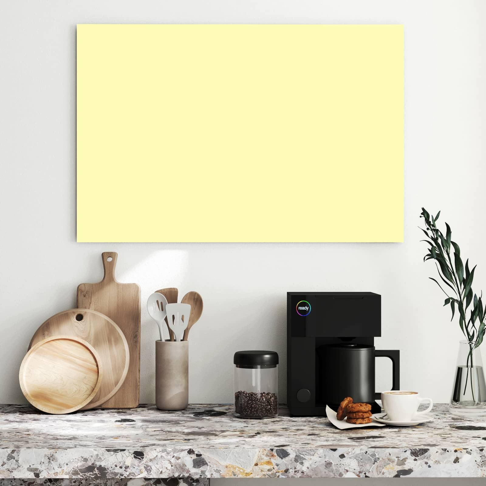 Magnetická tabule – obraz na zeď Dřevěné květiny | 60 × 40 cm