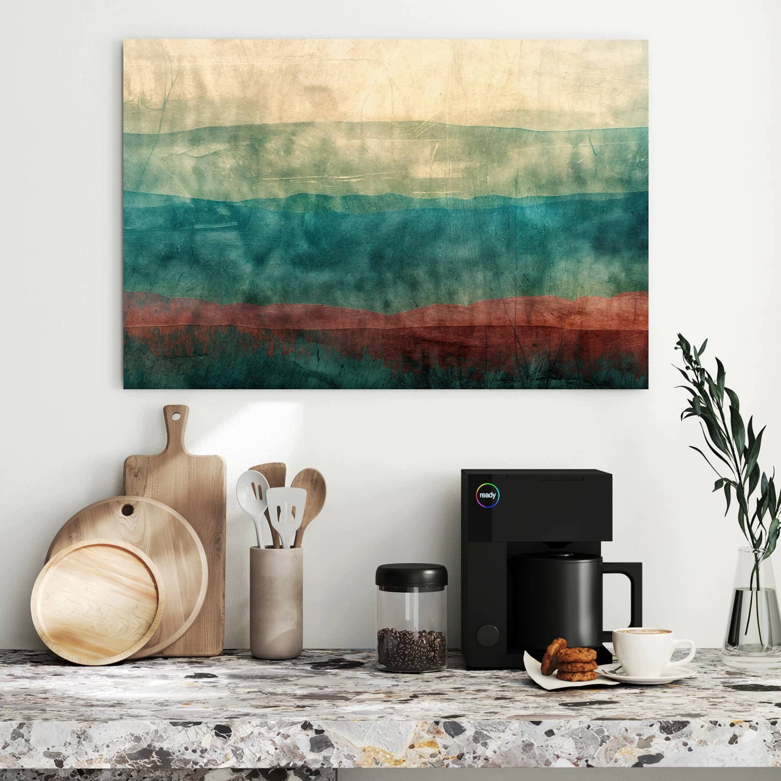 Magnetická tabule – obraz na zeď Vybledlé pruhy | 90 × 60 cm