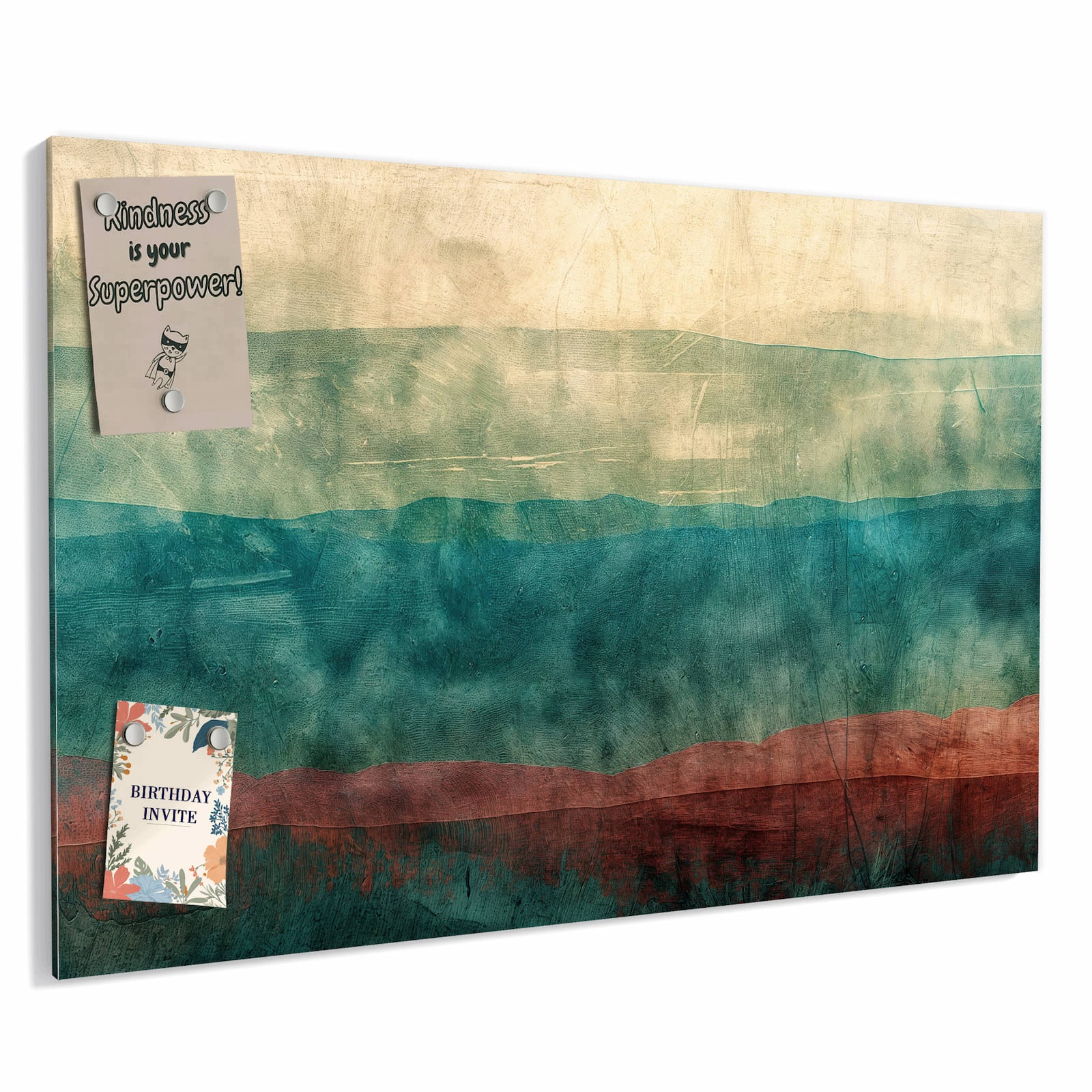 Magnetická tabule – obraz na zeď Vybledlé pruhy | 90 × 60 cm