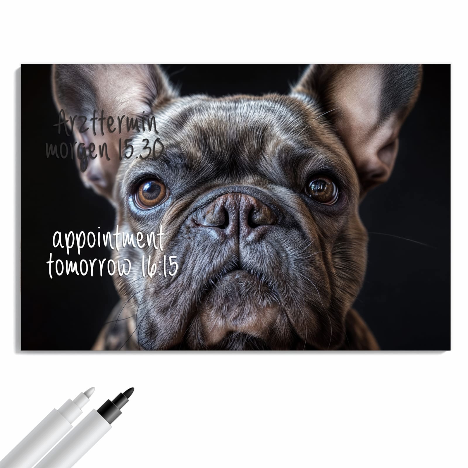 Magnetická tabule – obraz na zeď Portrét psa | 90 × 60 cm