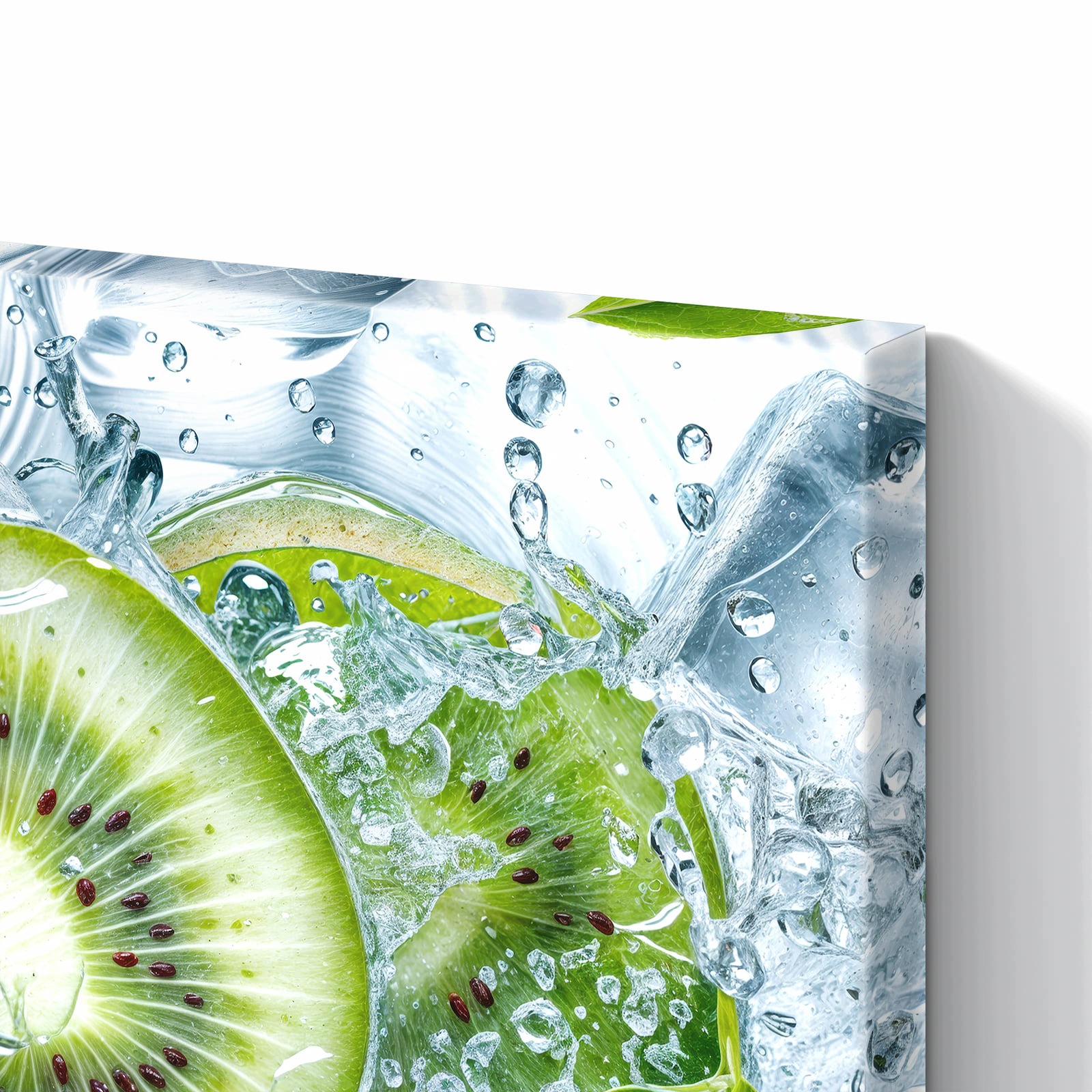 Magnetická tabule – obraz na zeď Čerstvé kiwi cákance | 60 × 40 cm
