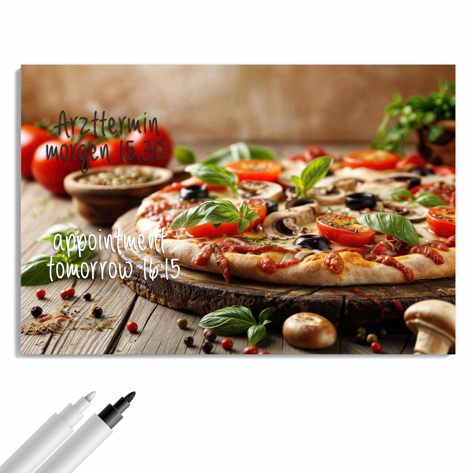 Magnetická tabule – obraz na zeď Pizza z pece na dřevo | 60 × 40 cm