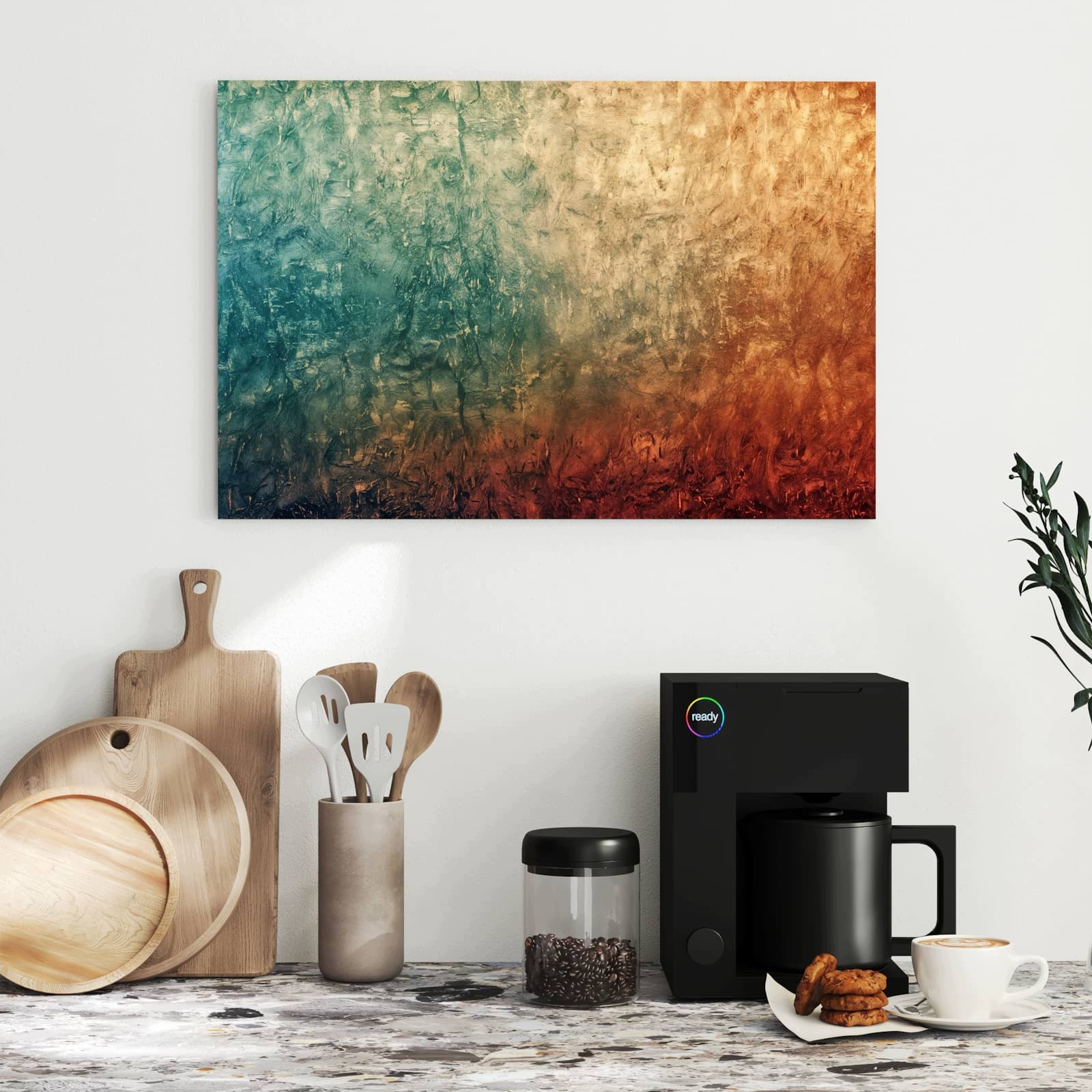 Magnetická tabule – obraz na zeď Strukturální barva | 60 × 40 cm