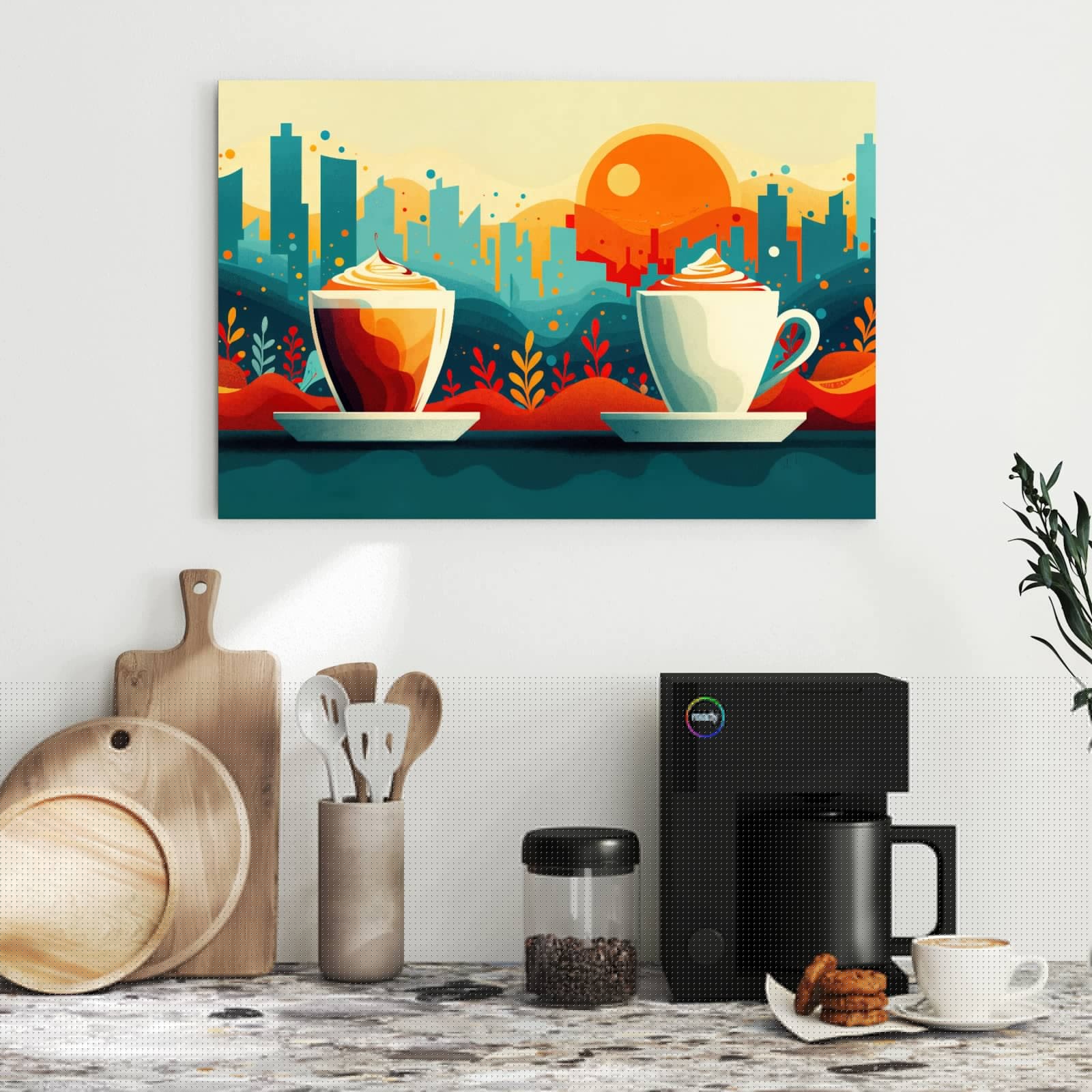 Magnetická tabule – obraz na zeď Strukturální barva | 60 × 40 cm