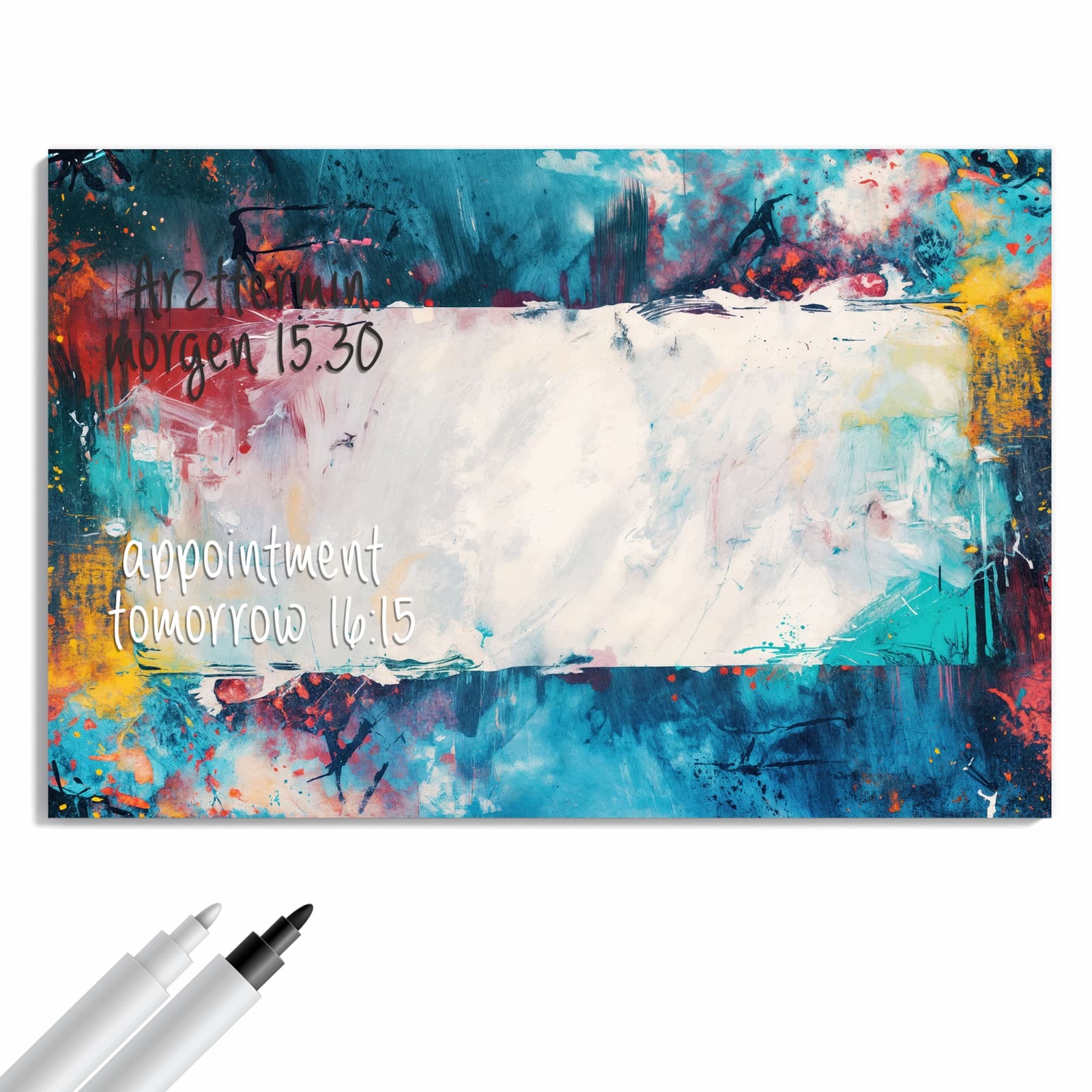 Magnetická tabule – obraz na zeď Abstraktní umění tvar | 60 × 40 cm