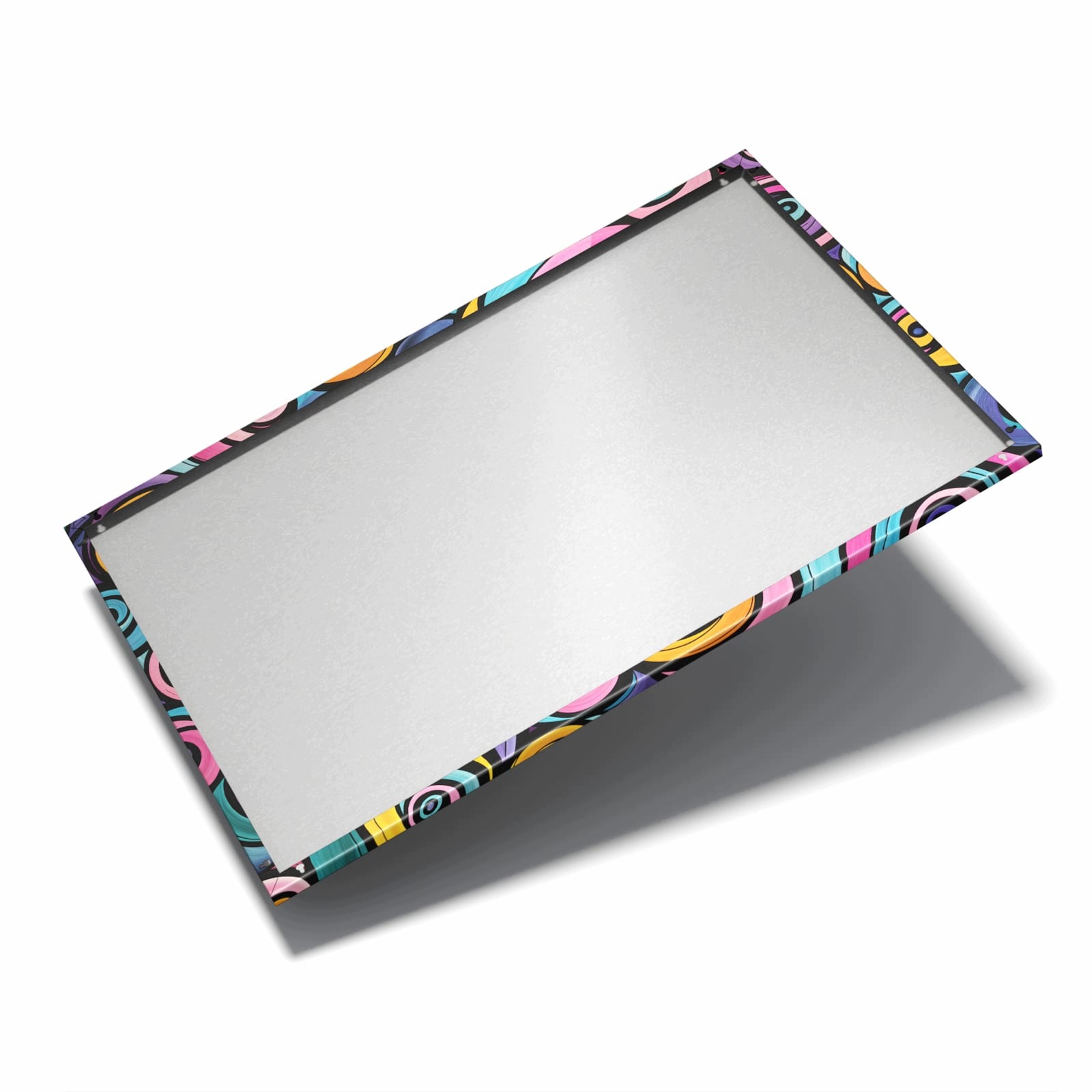 Magnetická tabule – obraz na zeď Barevné spirály | 90 × 60 cm