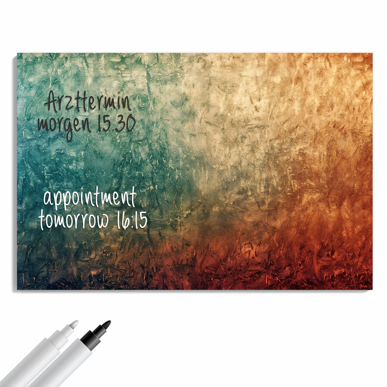 Magnetická tabule – obraz na zeď Strukturální barva | 90 × 60 cm
