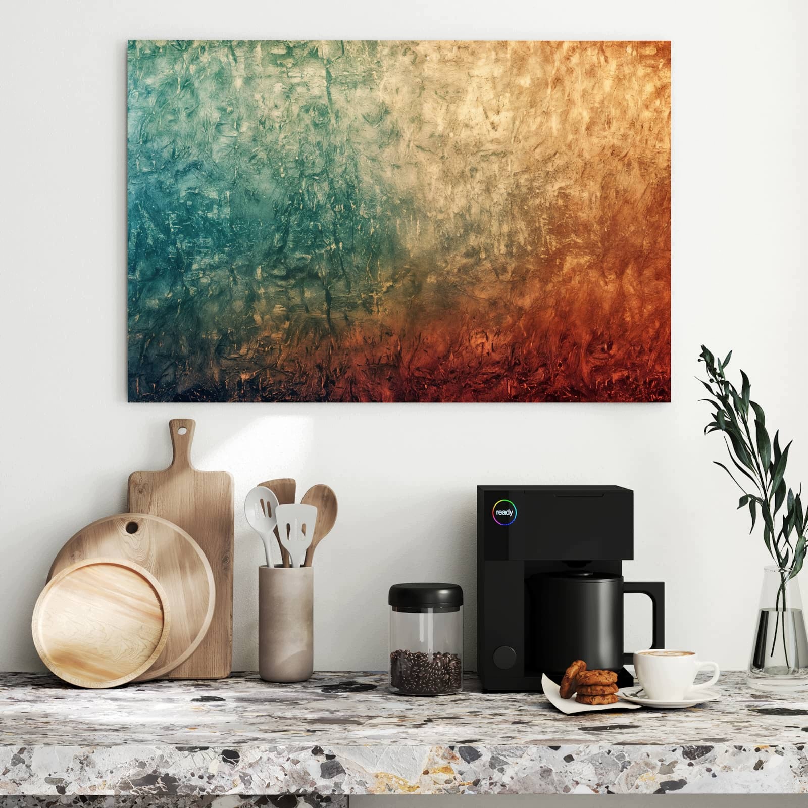 Magnetická tabule – obraz na zeď Strukturální barva | 90 × 60 cm