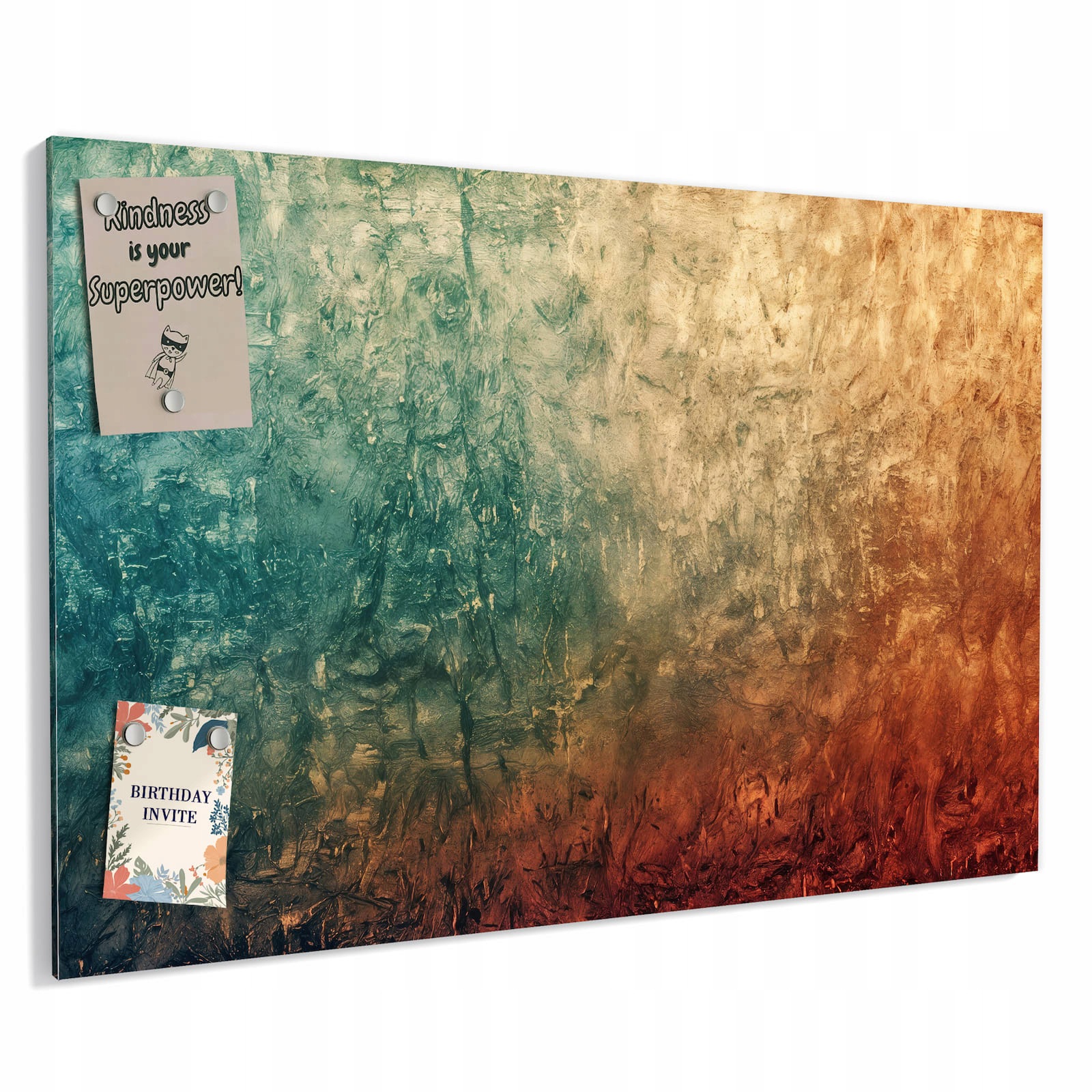 Magnetická tabule – obraz na zeď Strukturální barva | 90 × 60 cm