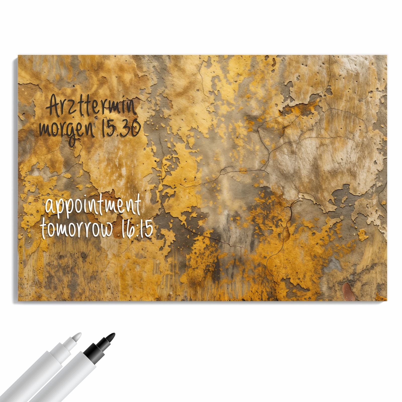 Magnetická tabule – obraz na zeď Zvětralá cihlová stěna | 60 × 40 cm