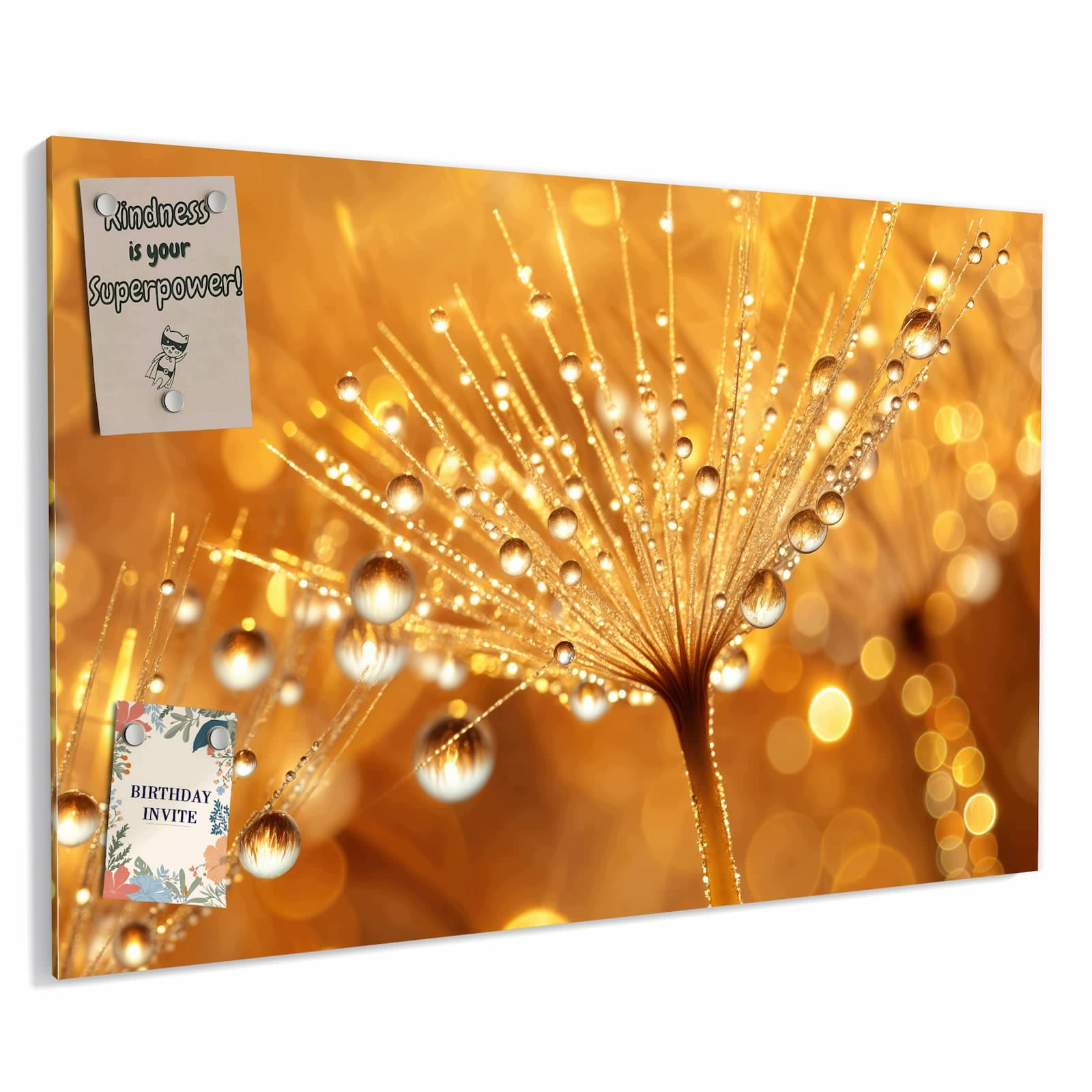 Magnetická tabule – obraz na zeď Malinová zmrzlina | 90 × 60 cm
