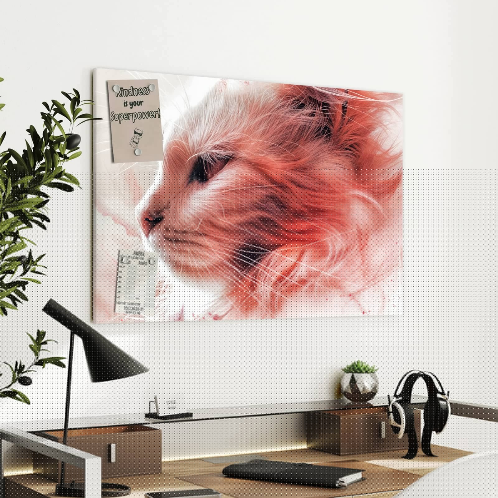 Magnetická tabule – obraz na zeď Malinová zmrzlina | 90 × 60 cm