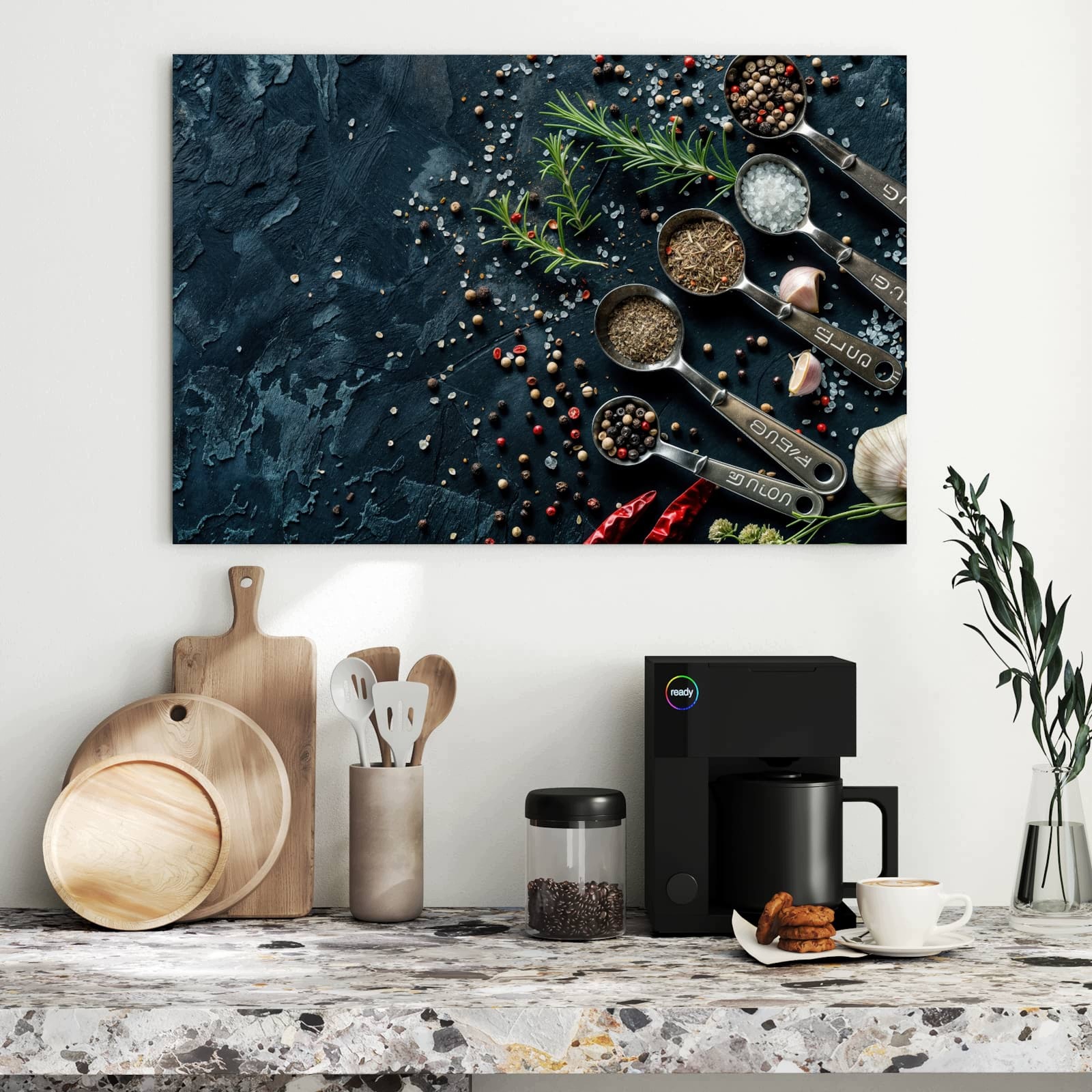 Magnetická tabule – obraz na zeď Kolekce bylinek | 90 × 60 cm