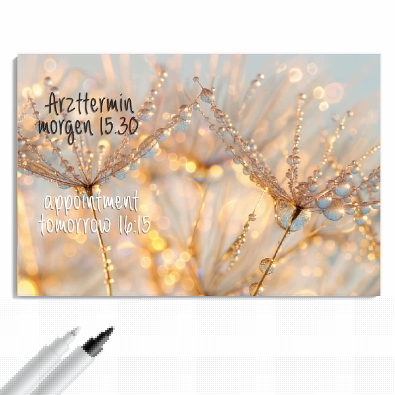 Magnetická tabule – obraz na zeď Portrét ve stínu | 90 × 60 cm