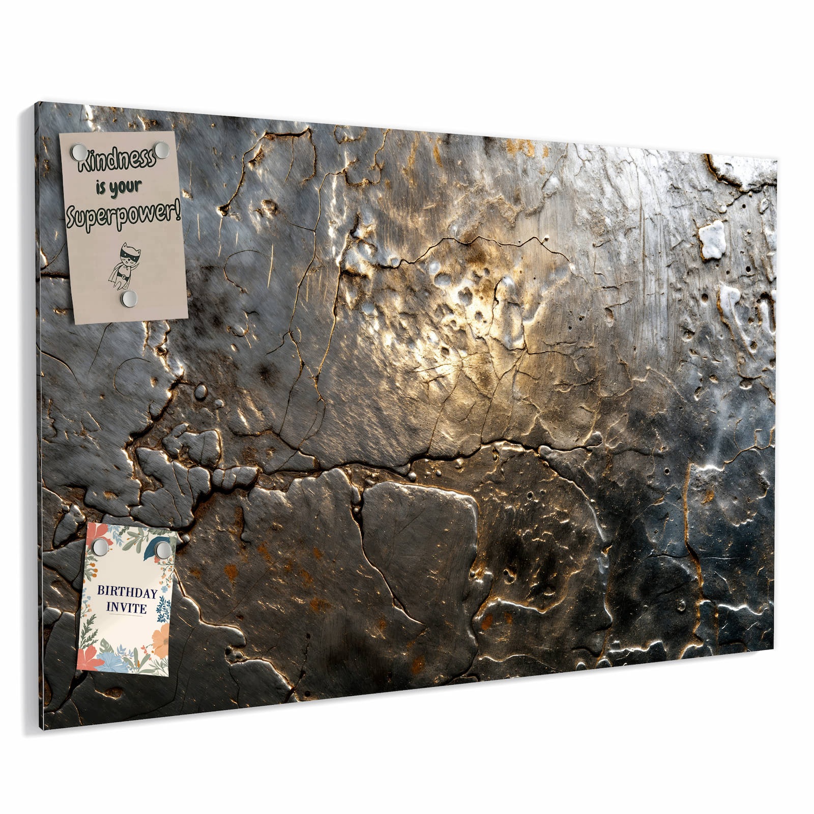 Magnetická tabule – obraz na zeď Čmáranice kov | 90 × 60 cm