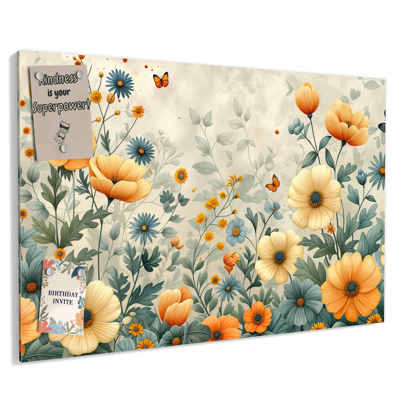 Magnetická tabule – obraz na zeď Květinová louka | 60 × 40 cm