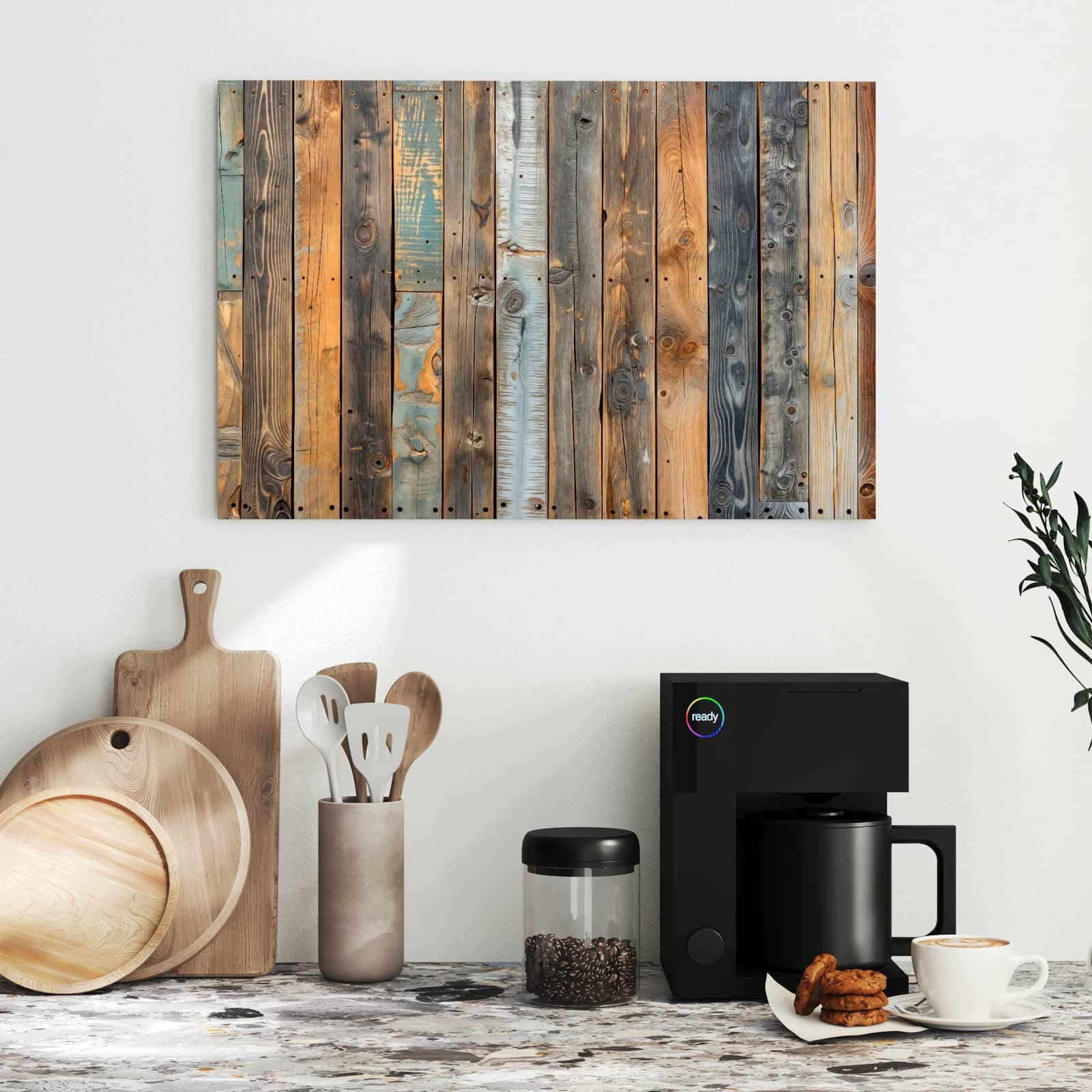 Magnetická tabule – obraz na zeď Dřevěné stěnové panely | 60 × 40 cm