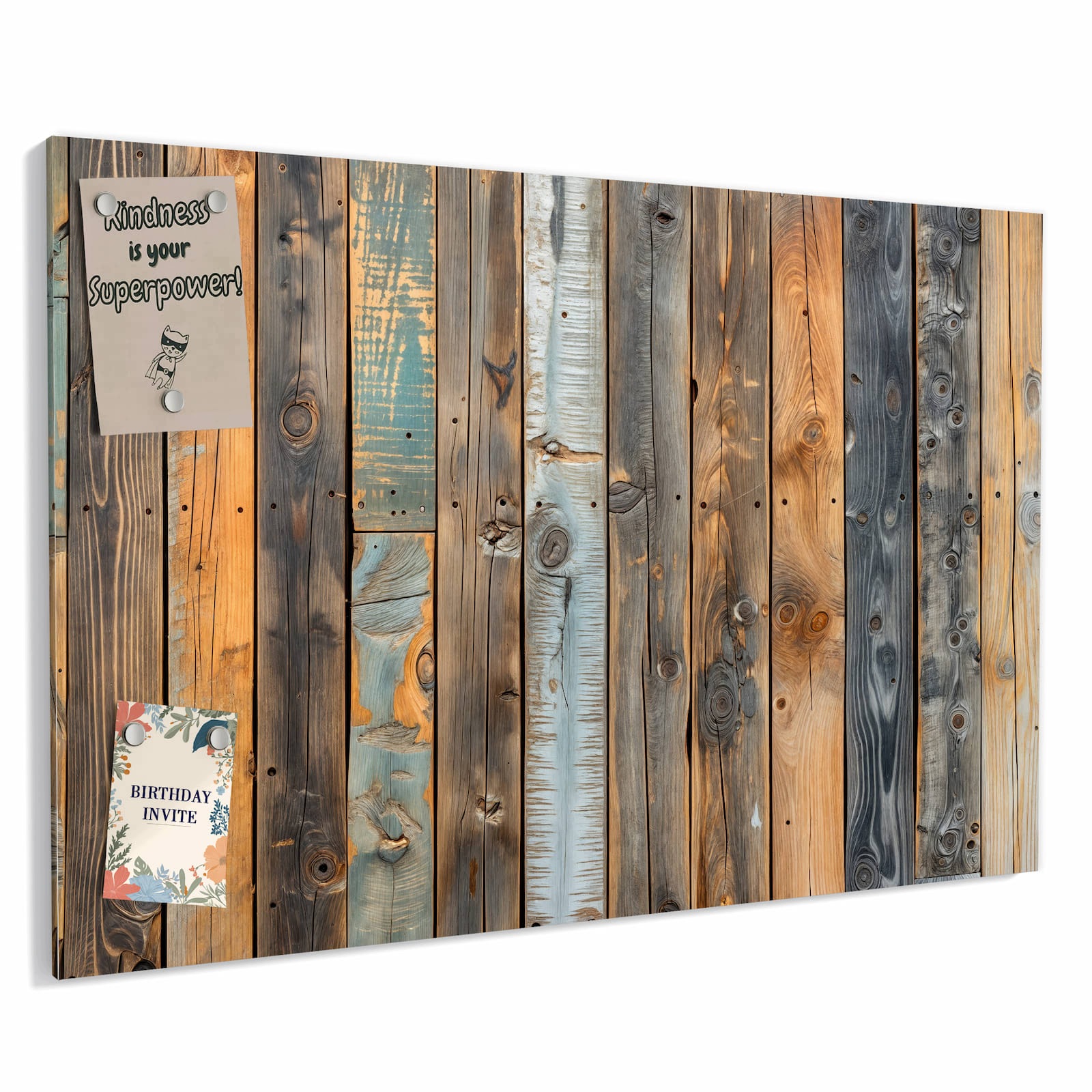 Magnetická tabule – obraz na zeď Dřevěné stěnové panely | 60 × 40 cm