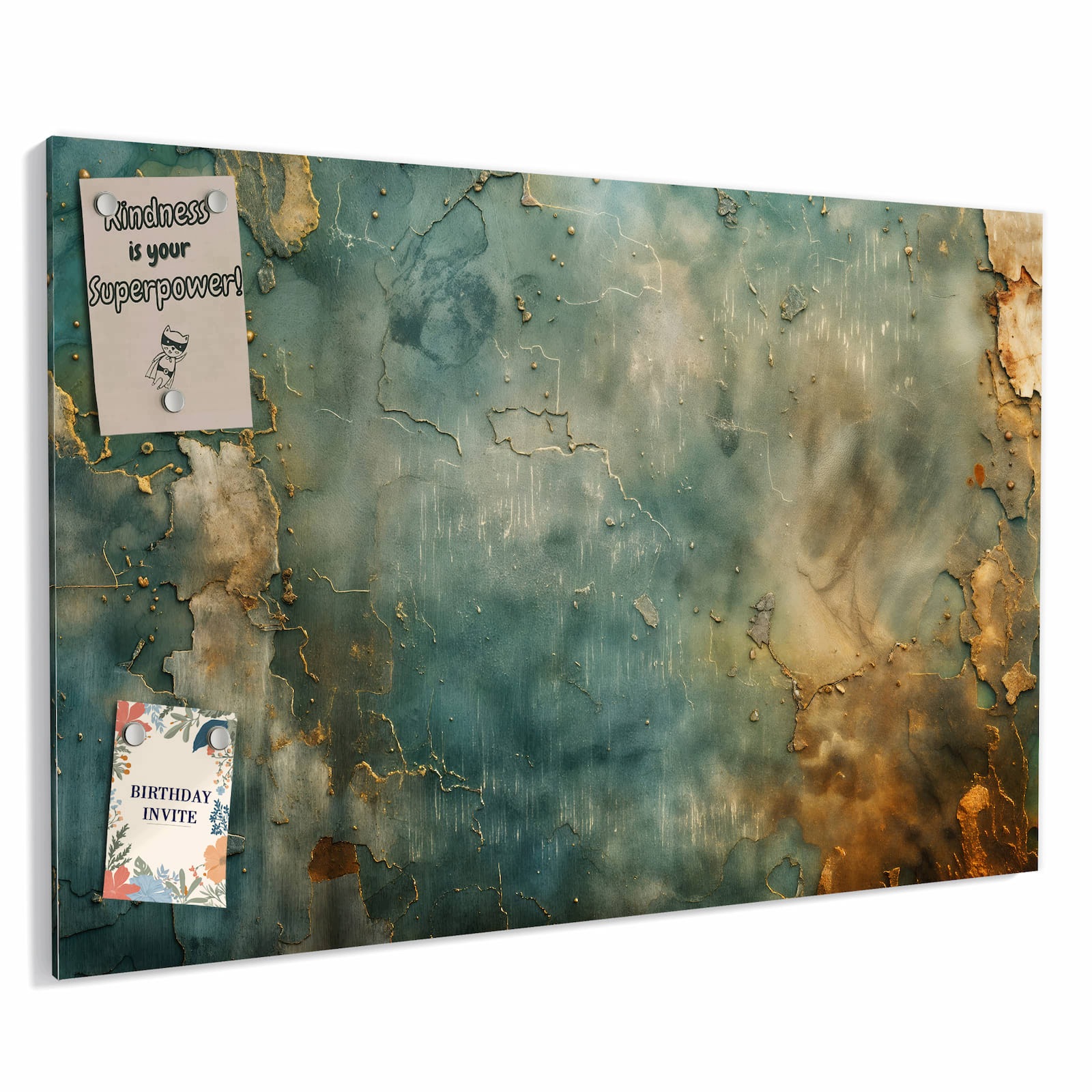 Magnetická tabule – obraz na zeď Zestárlá stěna | 90 × 60 cm