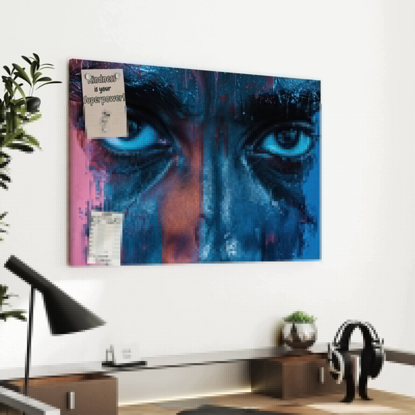 Magnetická tabule – obraz na zeď Pohled do neznáma | 60 × 40 cm