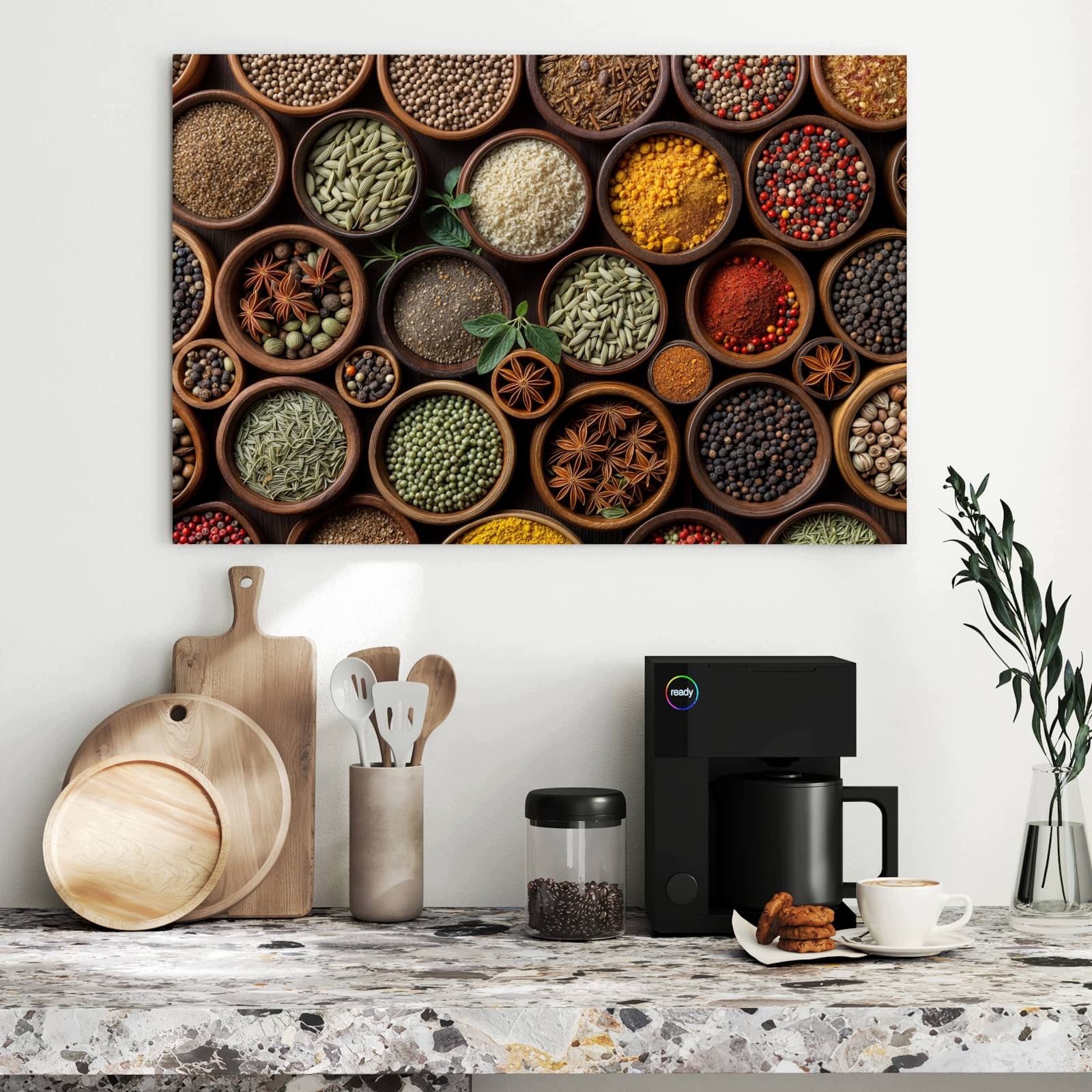 Magnetická tabule – obraz na zeď Rozmanitost koření | 90 × 60 cm