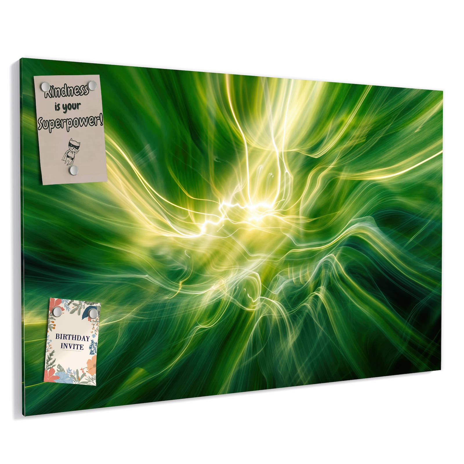 Magnetická tabule – obraz na zeď Zářící záře | 90 × 60 cm