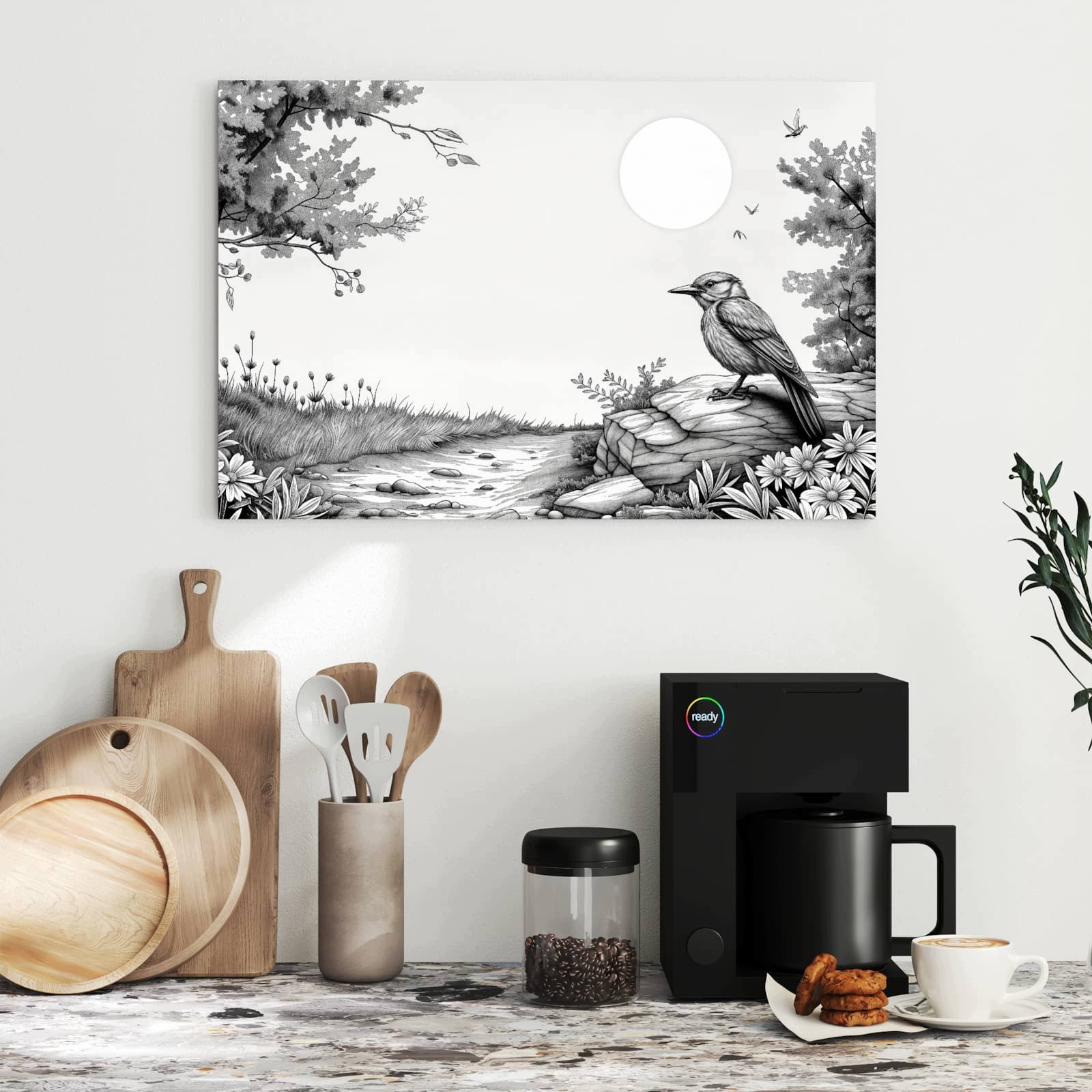Magnetická tabule – obraz na zeď Příroda ilustrace | 60 × 40 cm
