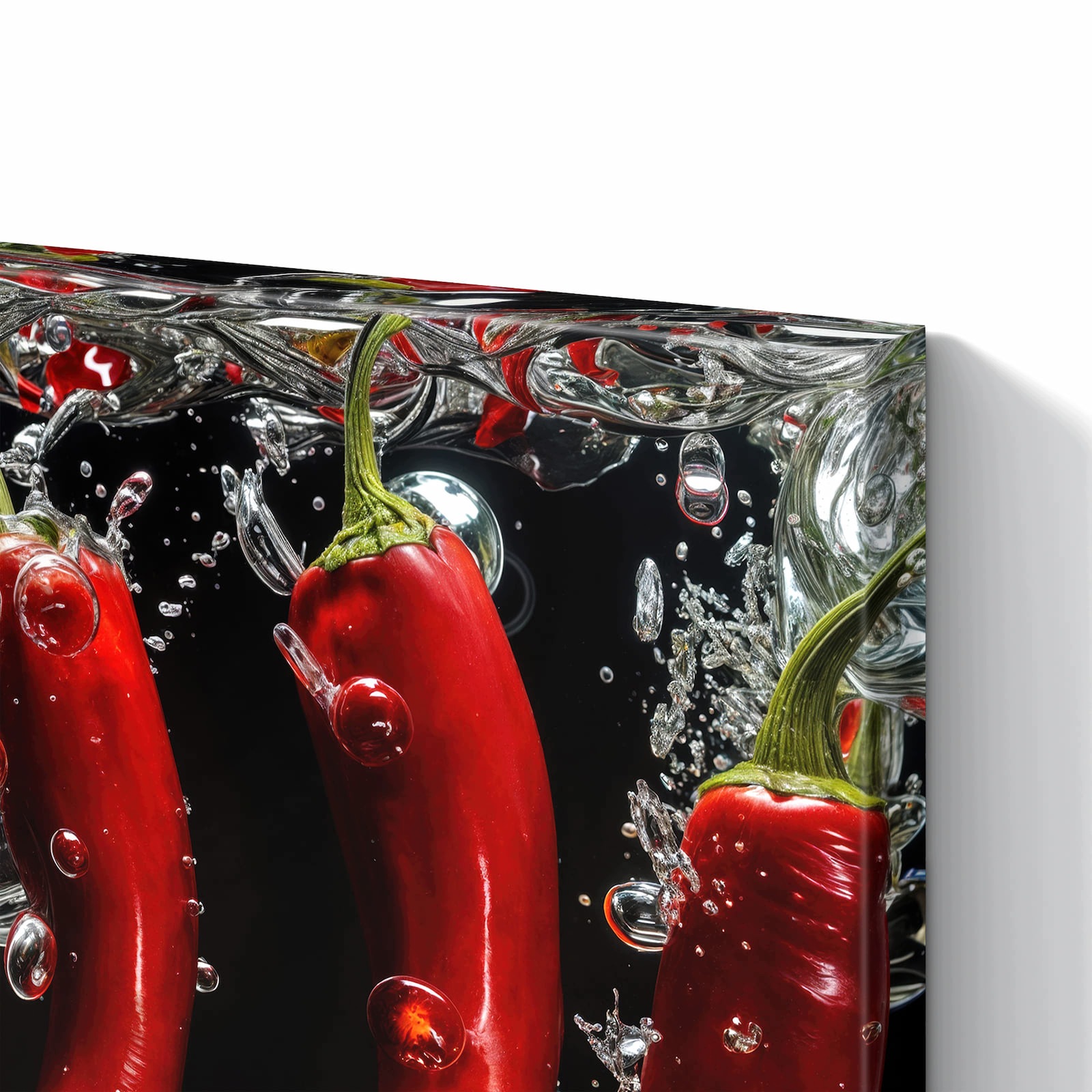 Magnetická tabule – obraz na zeď Chilli pod vodou | 60 × 40 cm